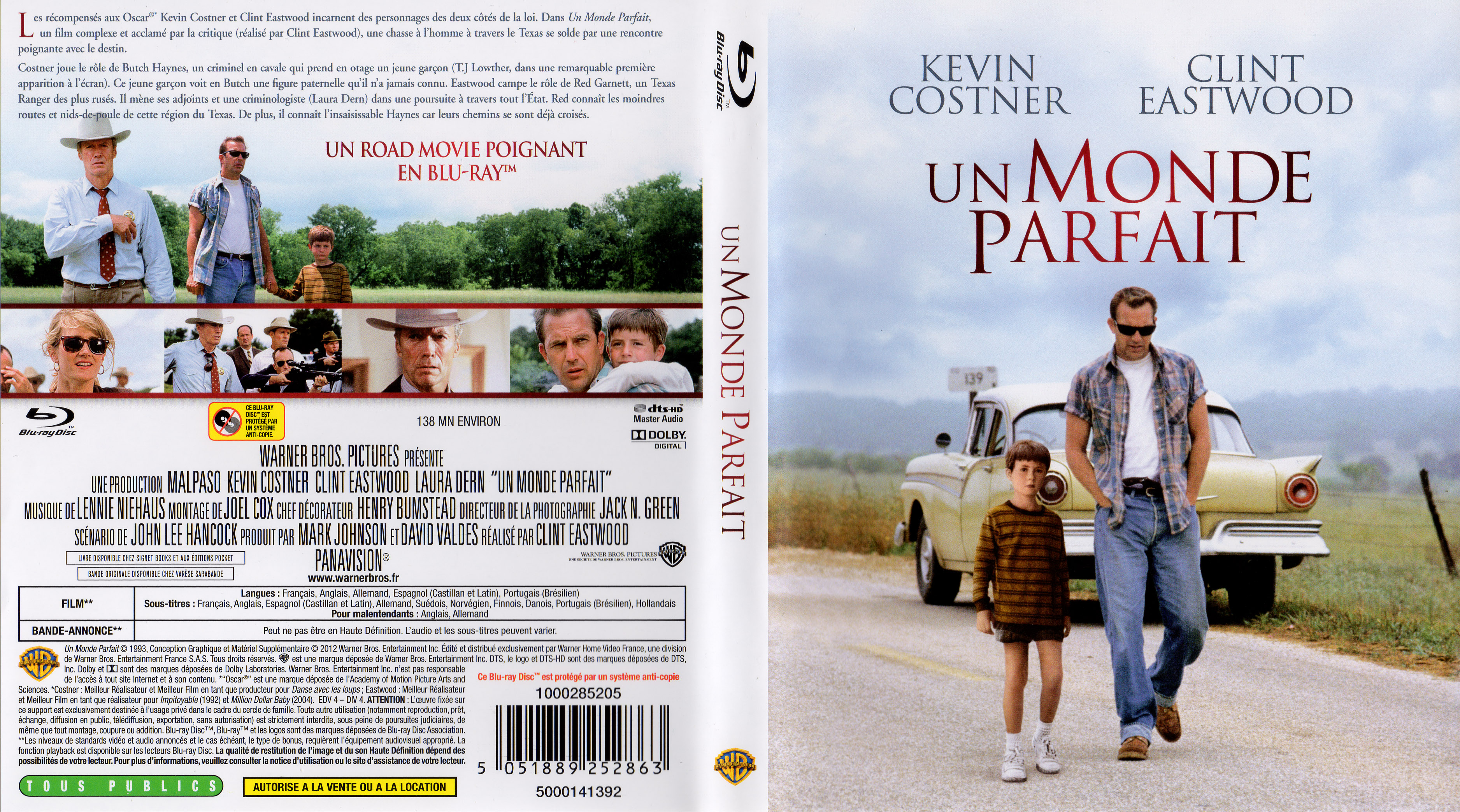 Jaquette DVD Un monde parfait (BLU-RAY)