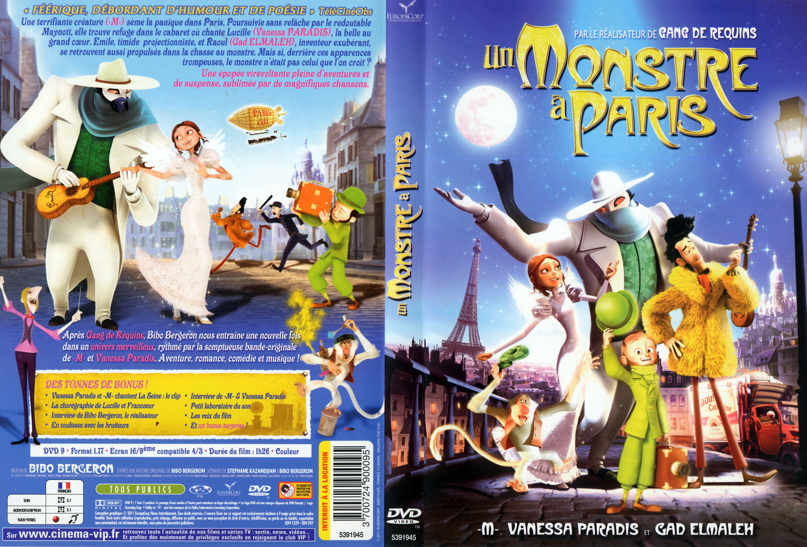 Jaquette DVD Un monstre  Paris