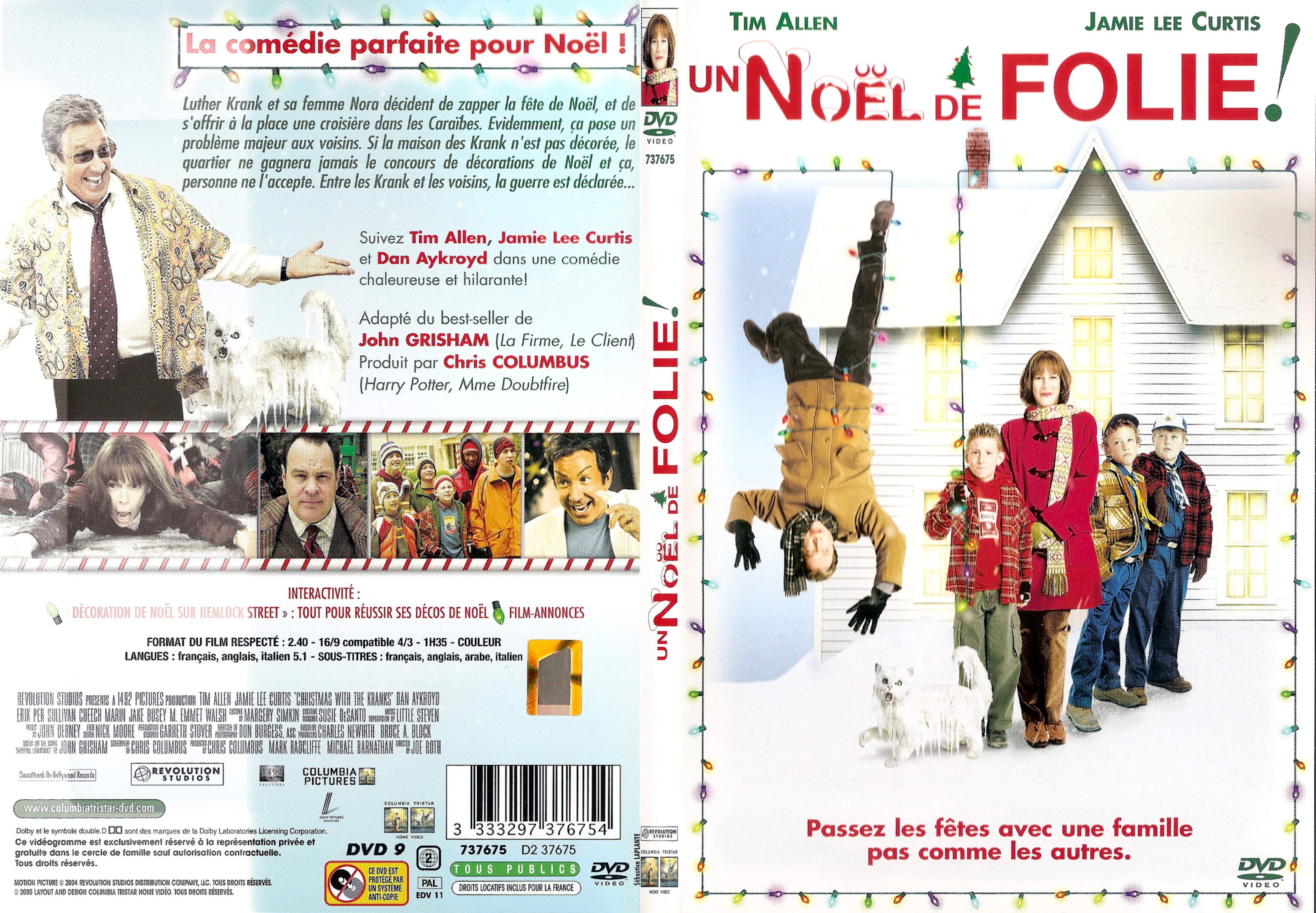 Jaquette DVD Un noel de folie - SLIM