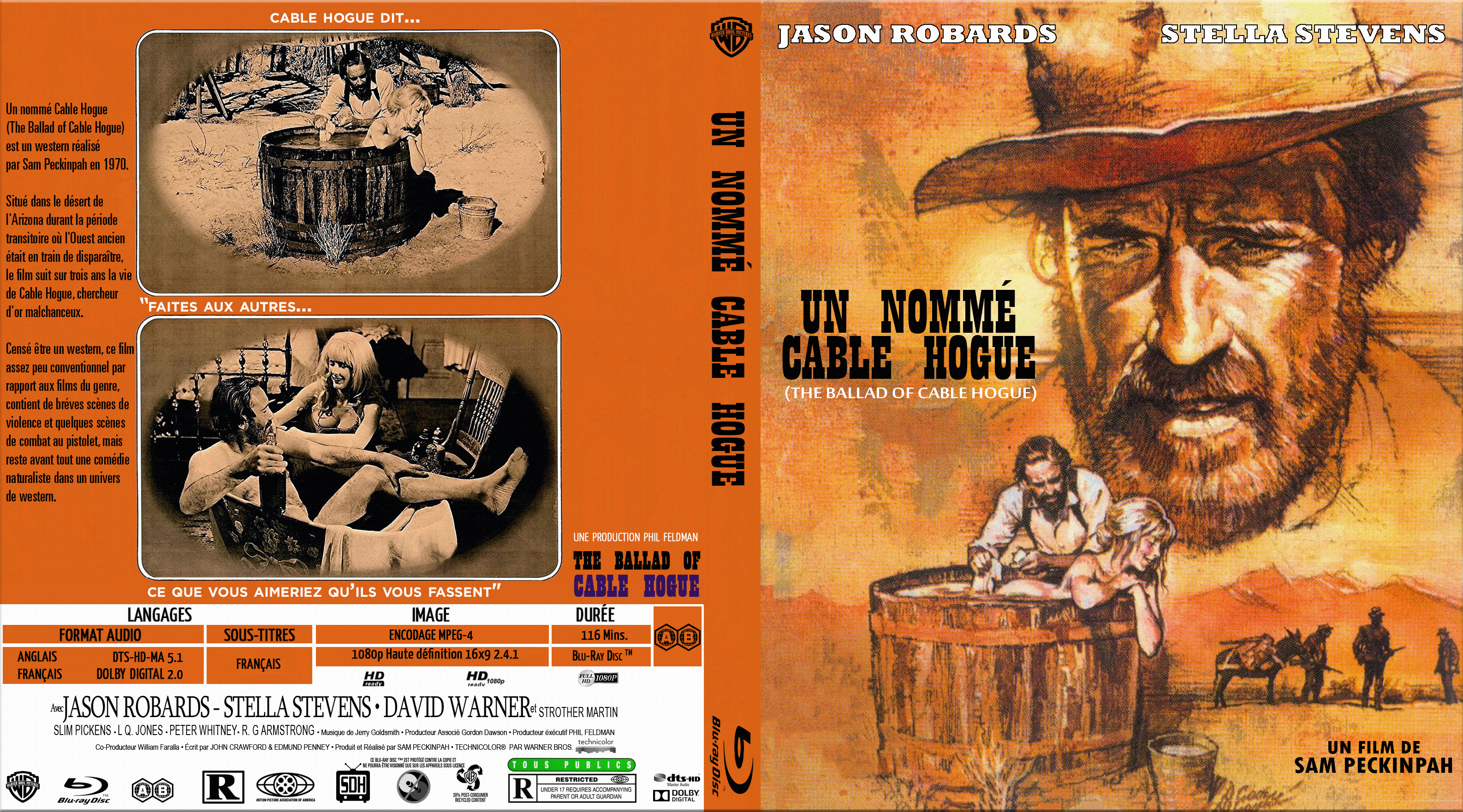 Jaquette DVD Un nomm Cable Hogue custom (BLU-RAY)