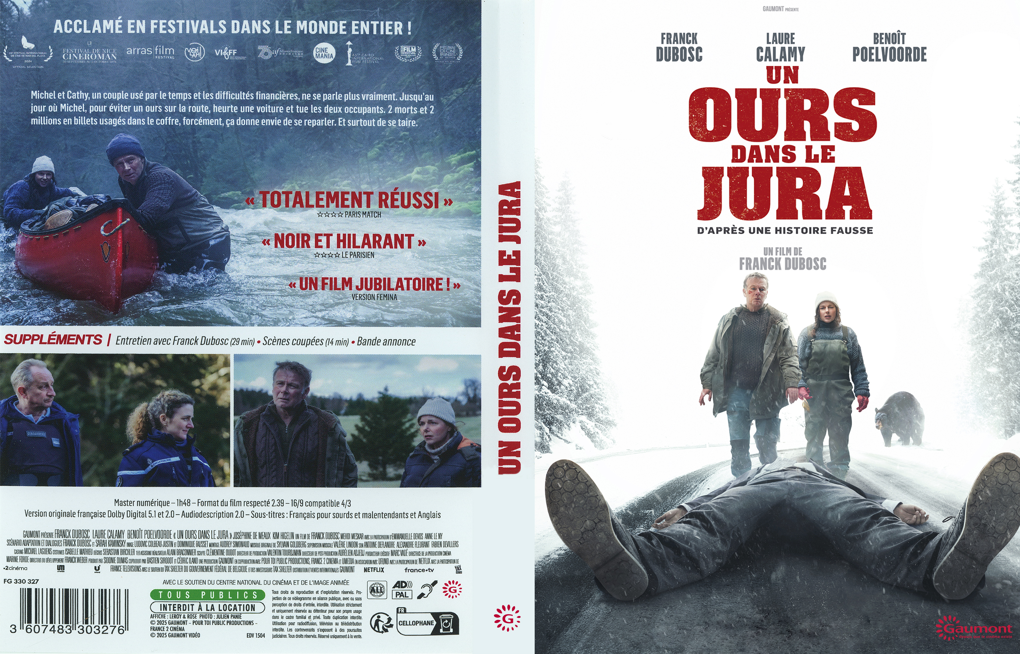 Jaquette DVD Un ours dans le Jura