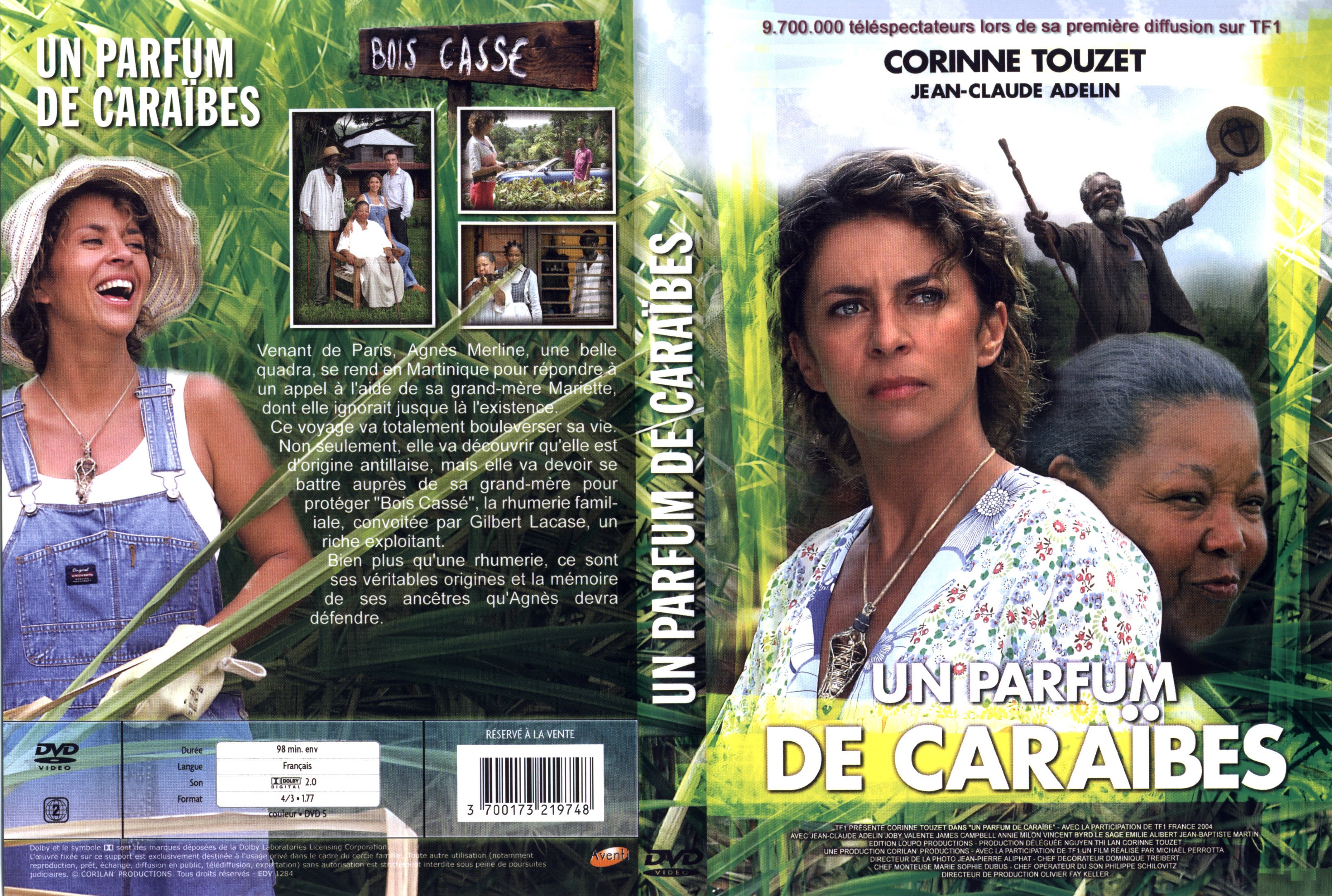 Jaquette DVD Un parfum de Caraibes