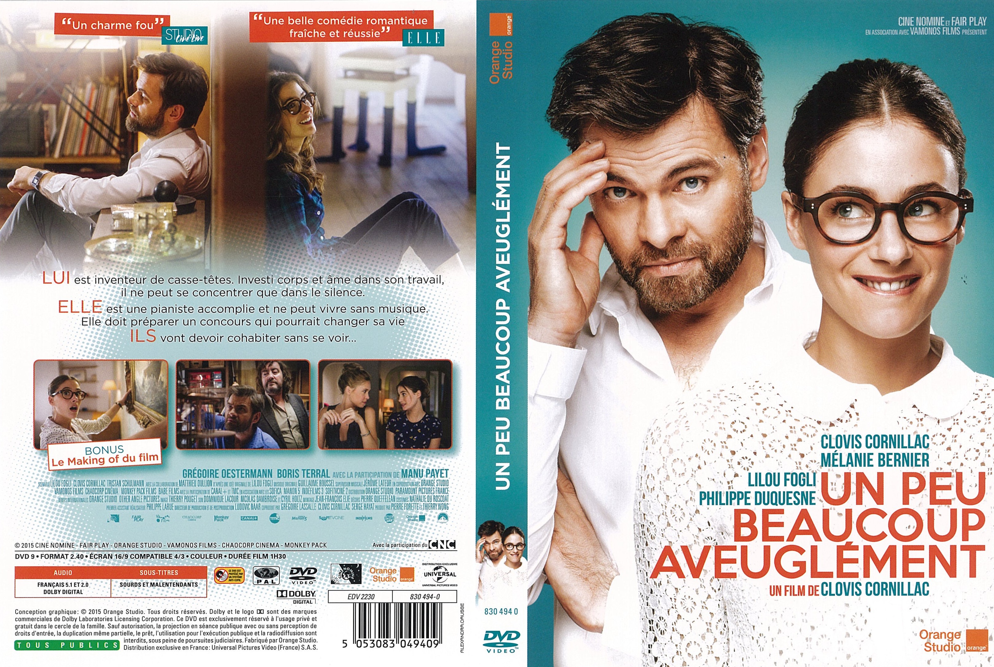 Jaquette DVD Un peu, beaucoup, aveuglement