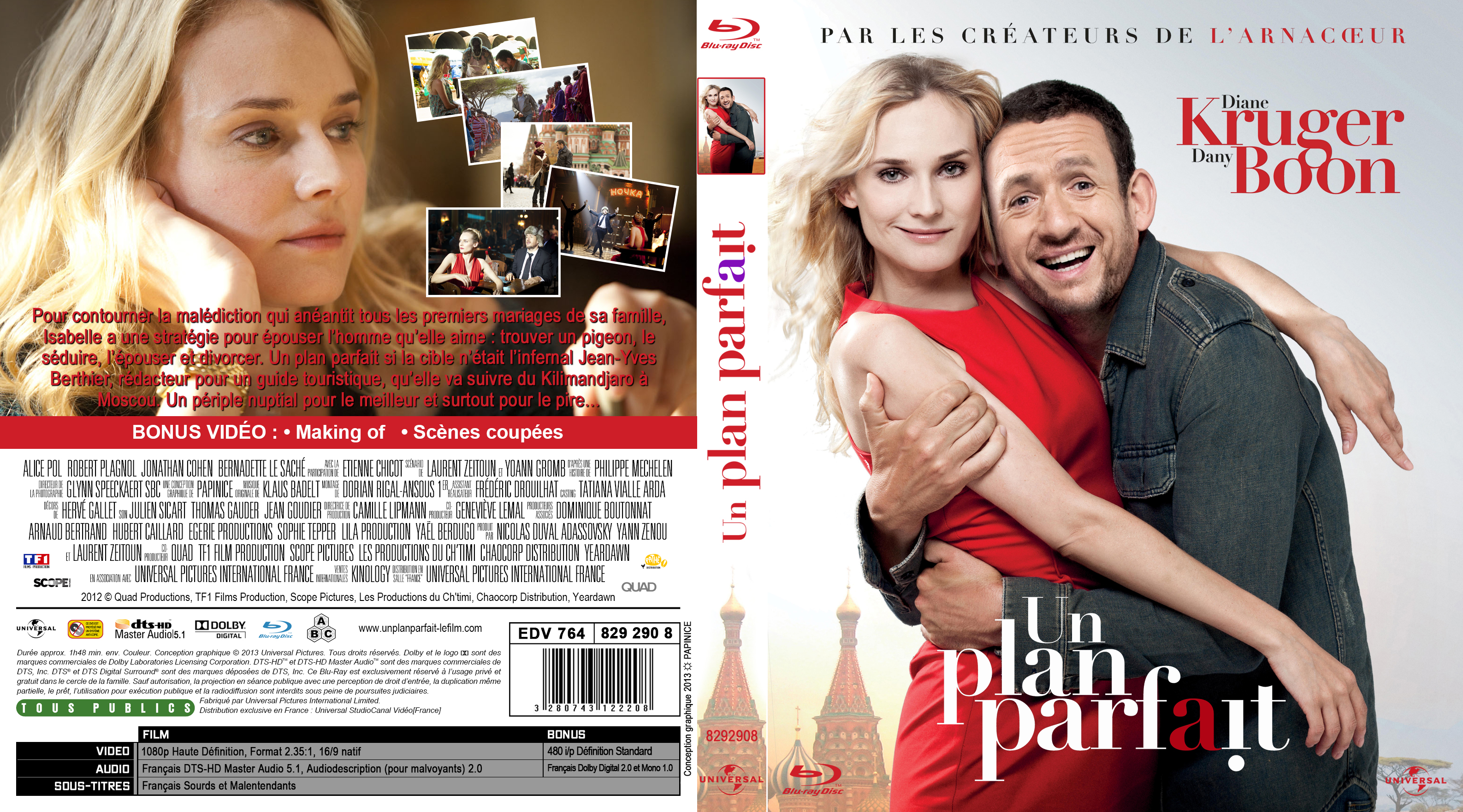 Jaquette DVD Un plan parfait custom (BLU-RAY)