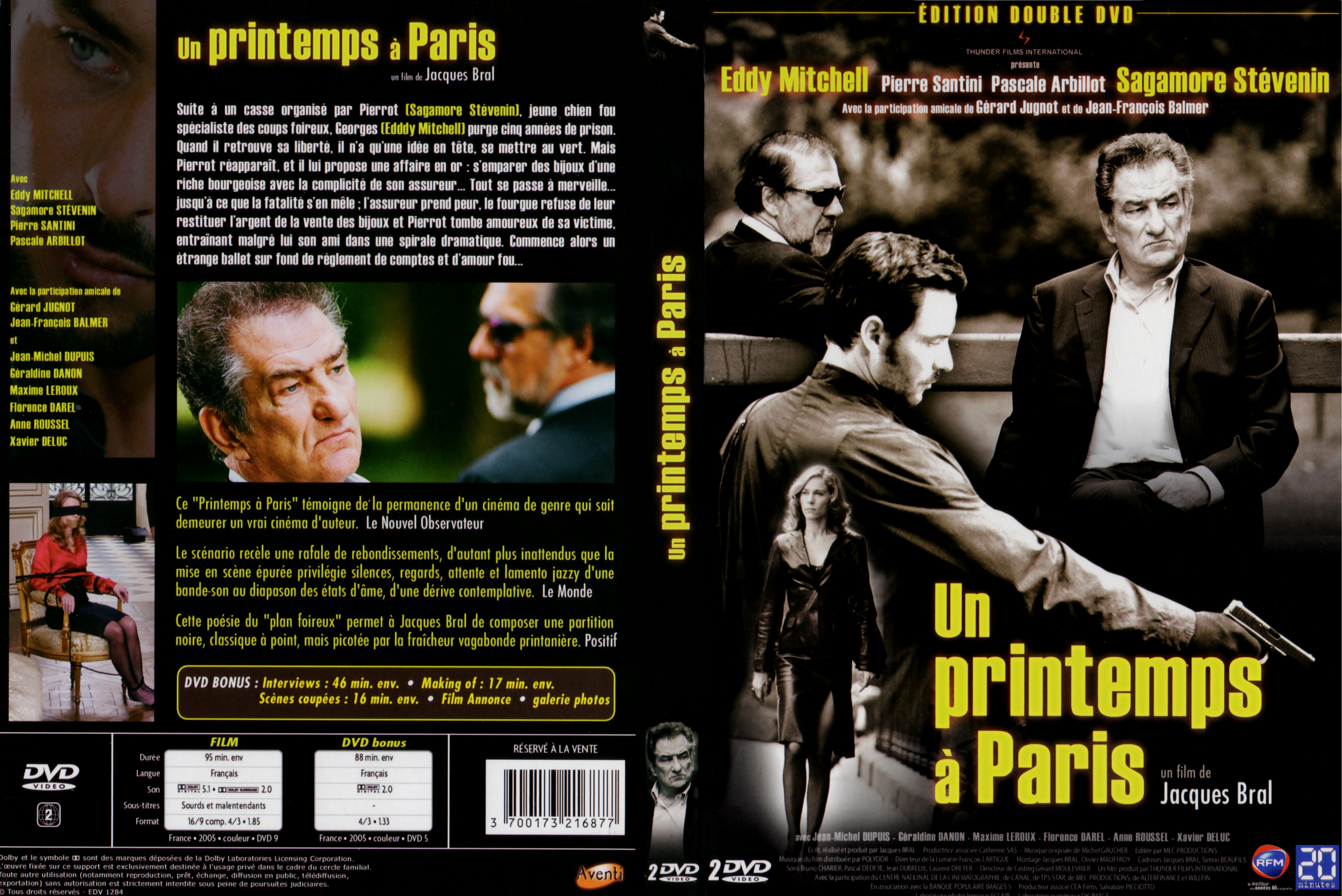 Jaquette DVD Un printemps  Paris