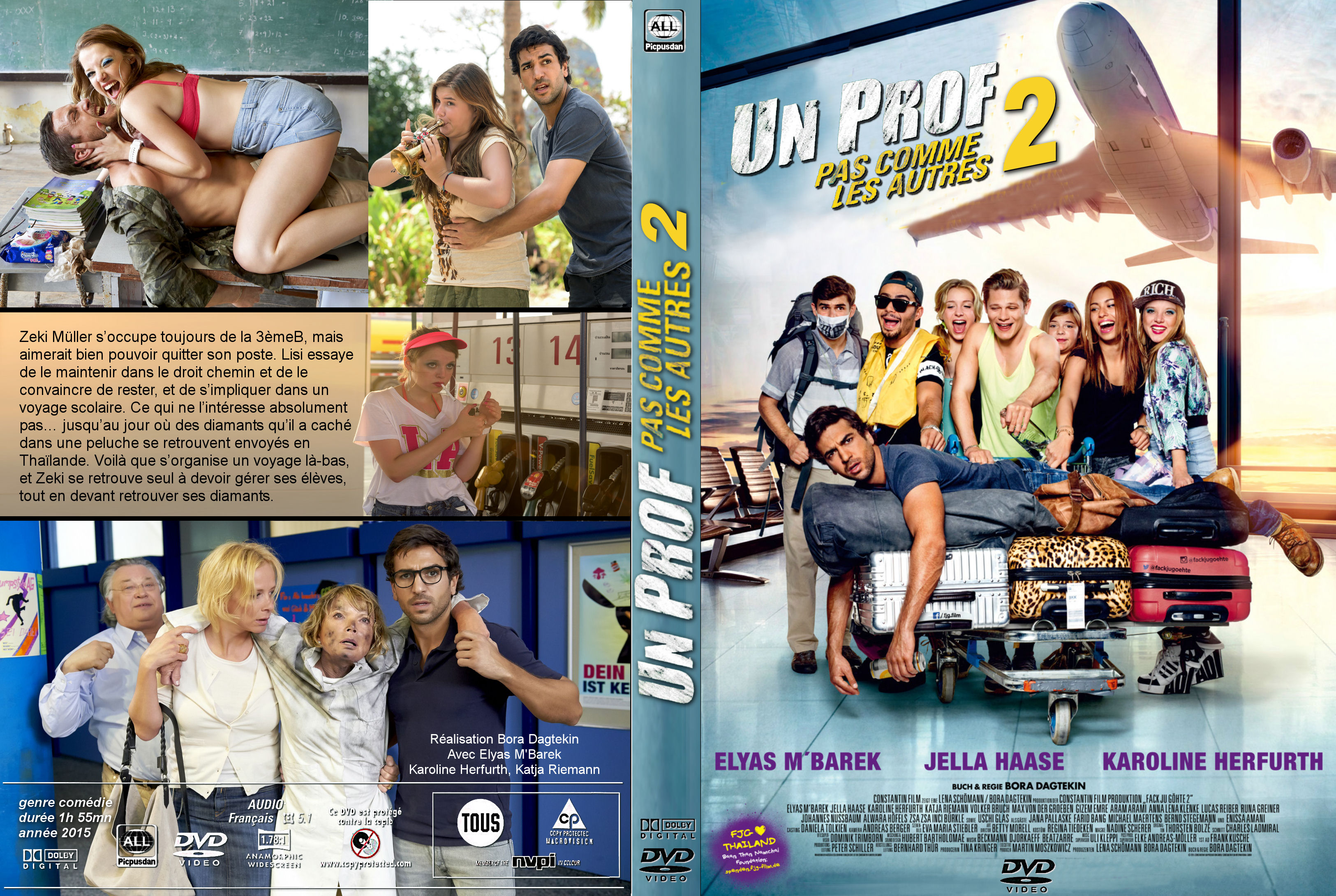 Jaquette DVD Un prof pas comme les autres 2 custom