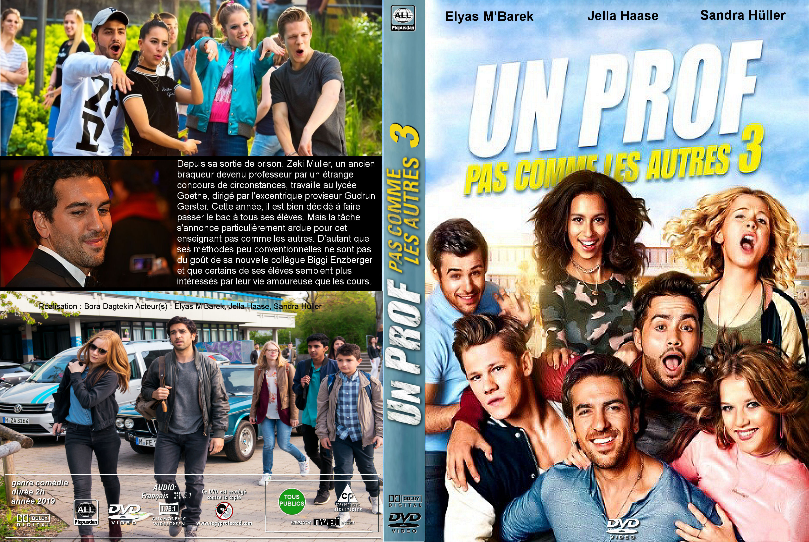 Jaquette DVD Un prof pas comme les autres 3 custom