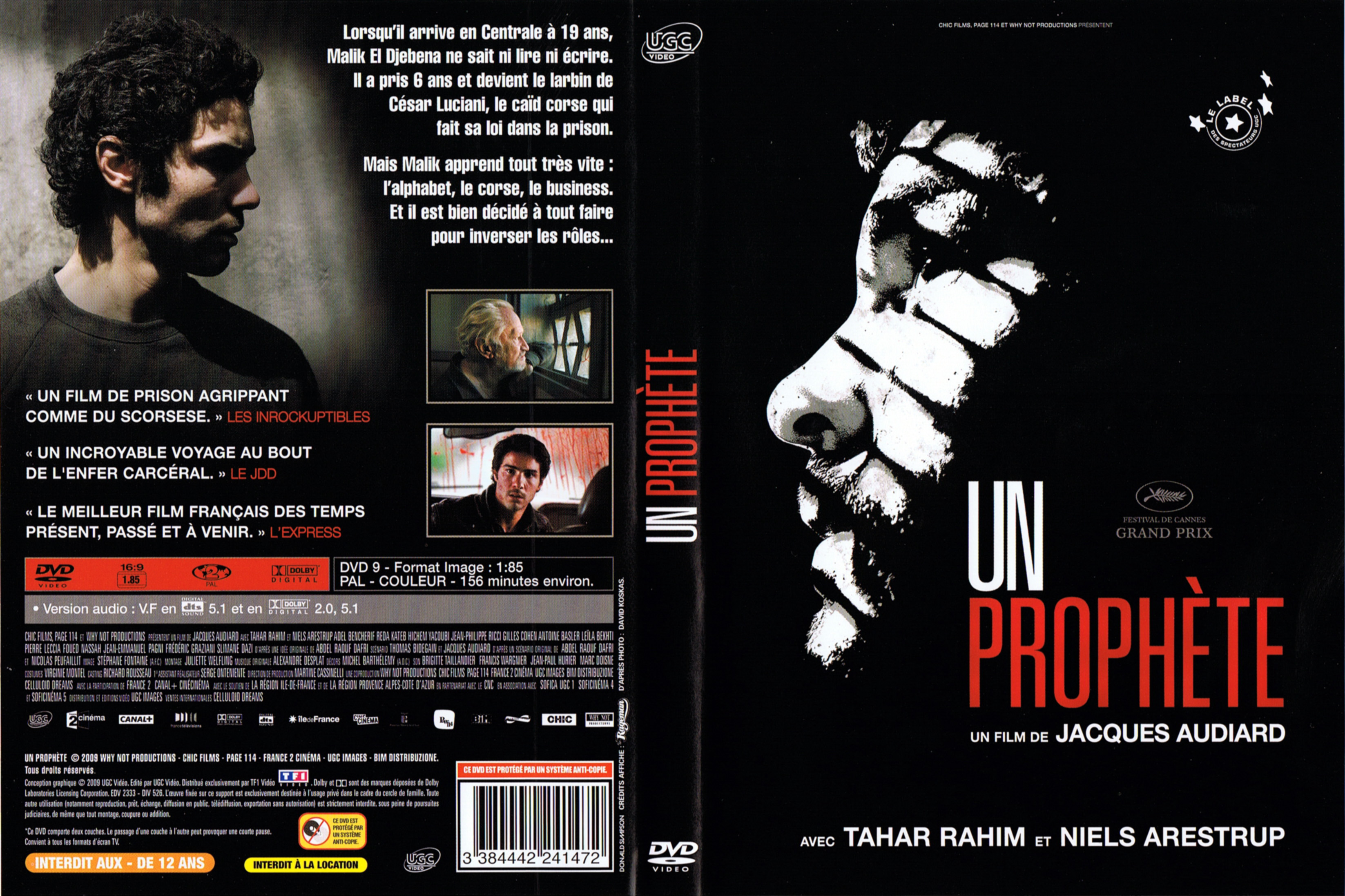 Jaquette DVD Un prophte