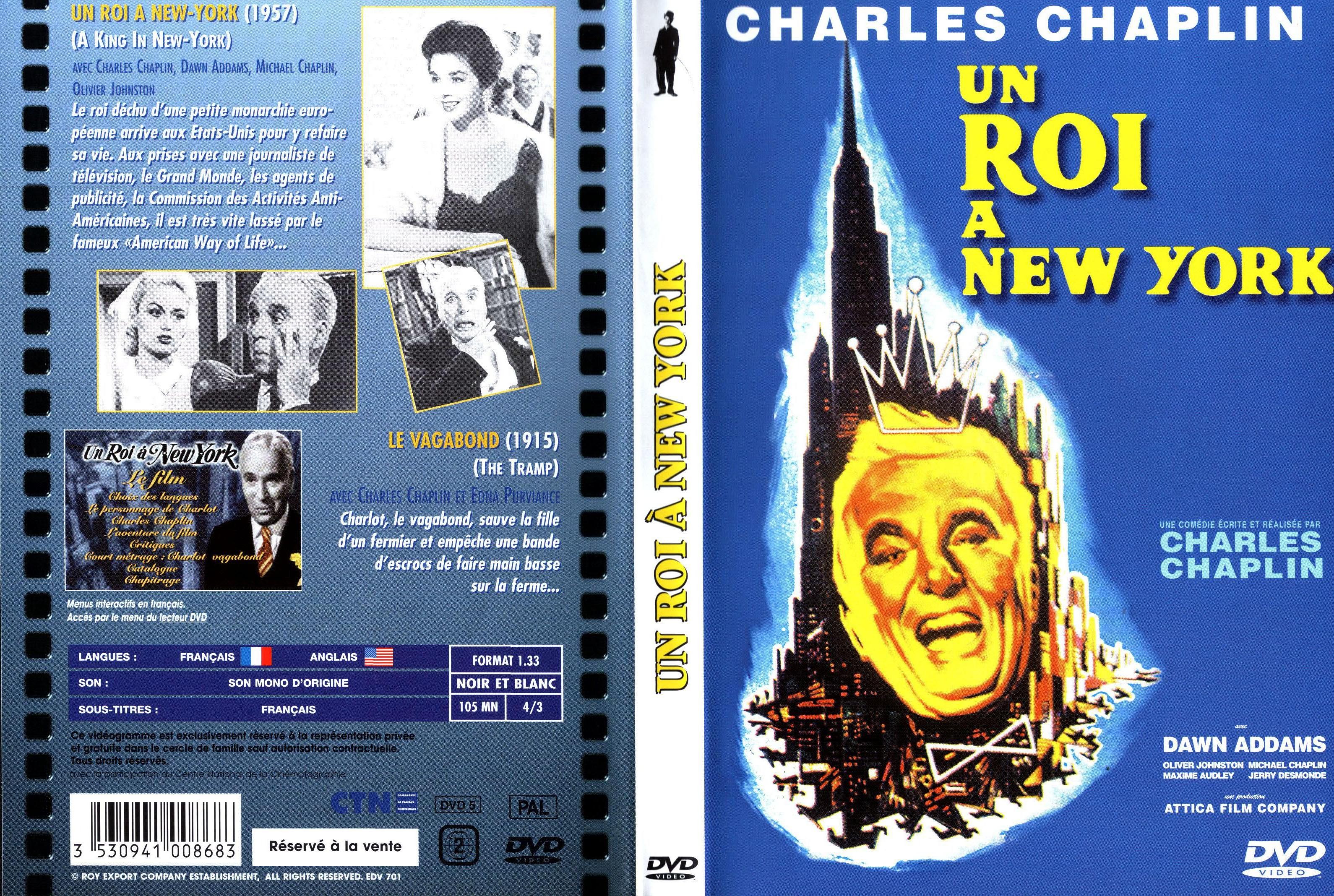 Jaquette DVD Un roi  New York