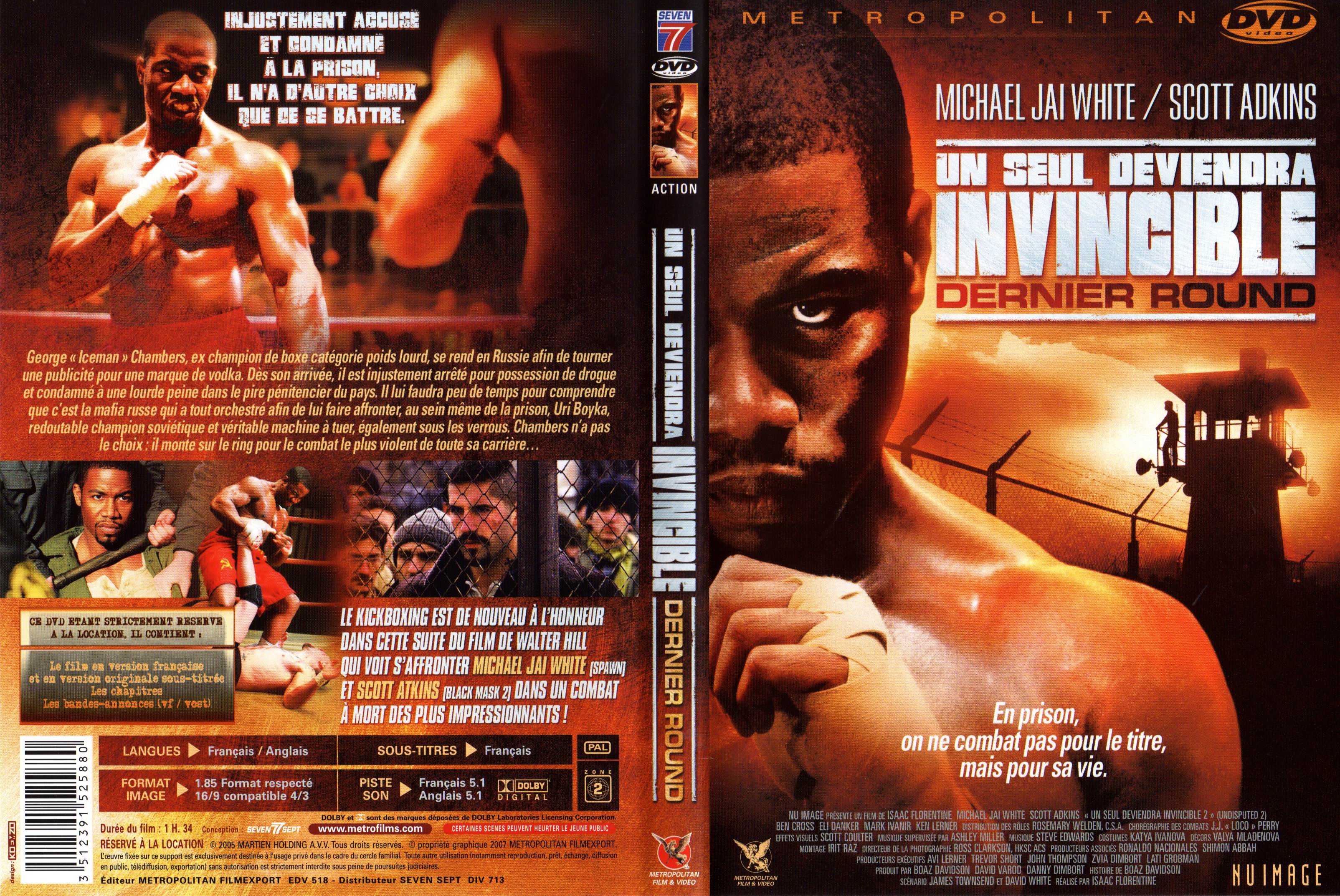 Jaquette DVD Un seul deviendra invincible dernier round