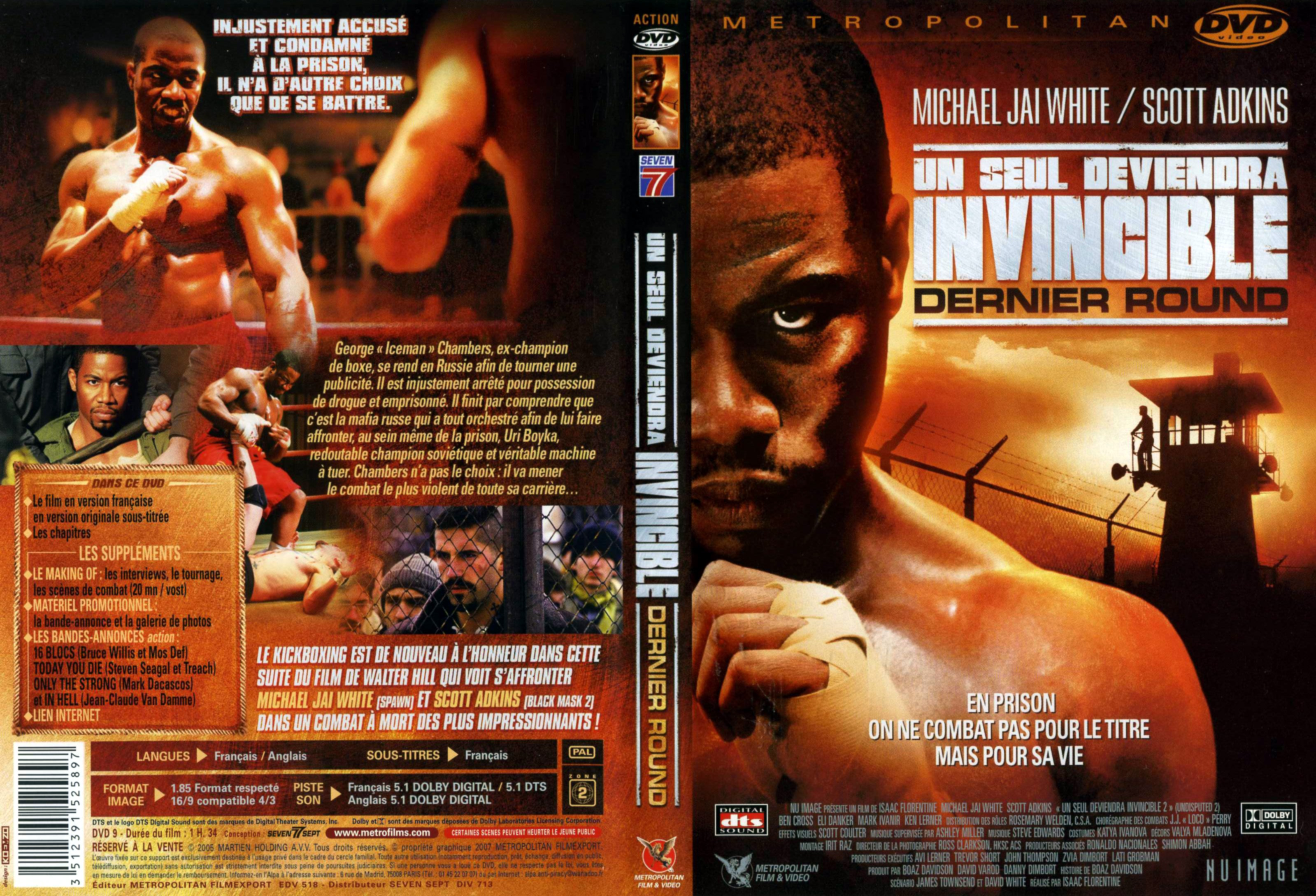 Jaquette DVD Un seul deviendra invincible dernier round v2