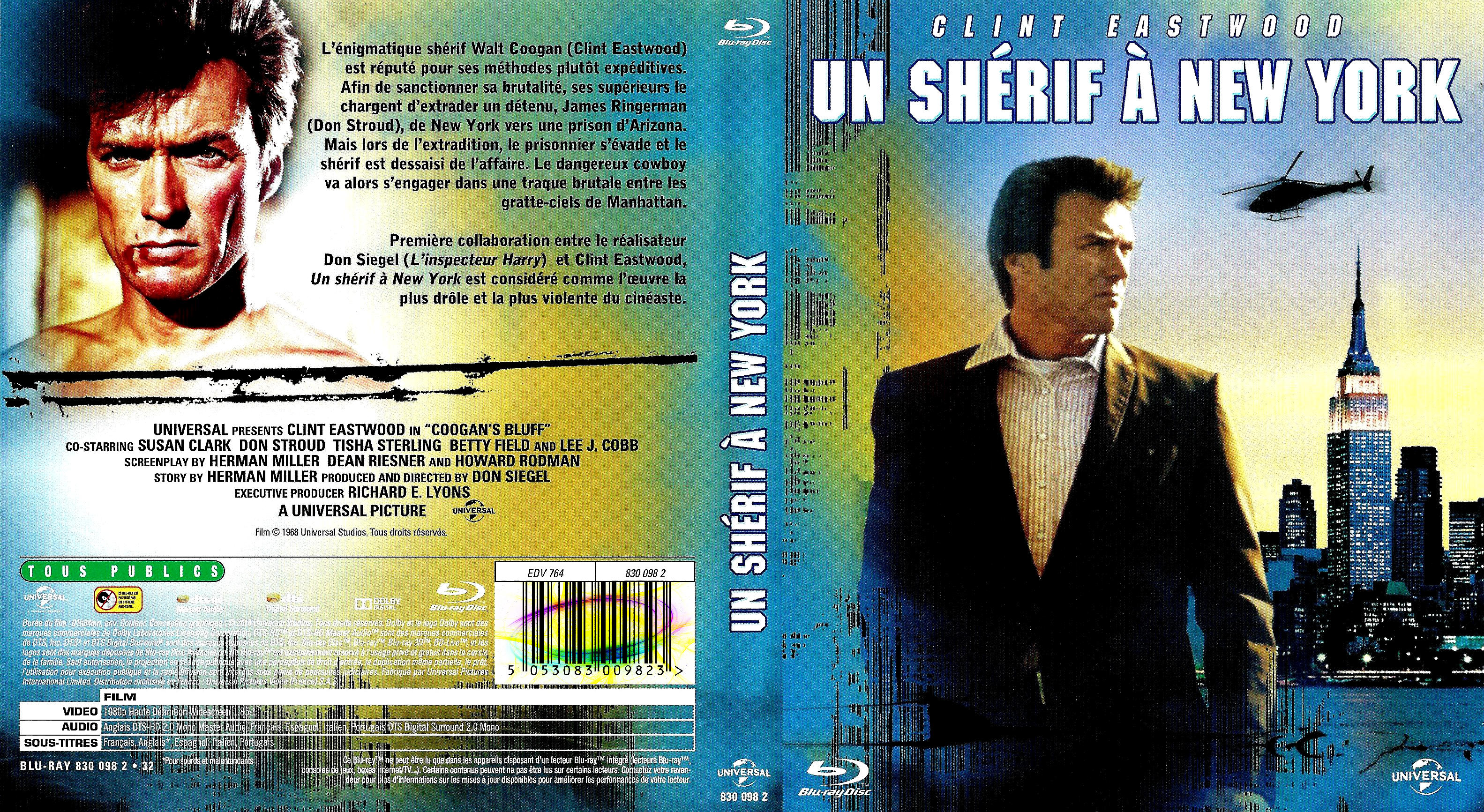 Jaquette DVD Un sherif  New-York (BLU-RAY)