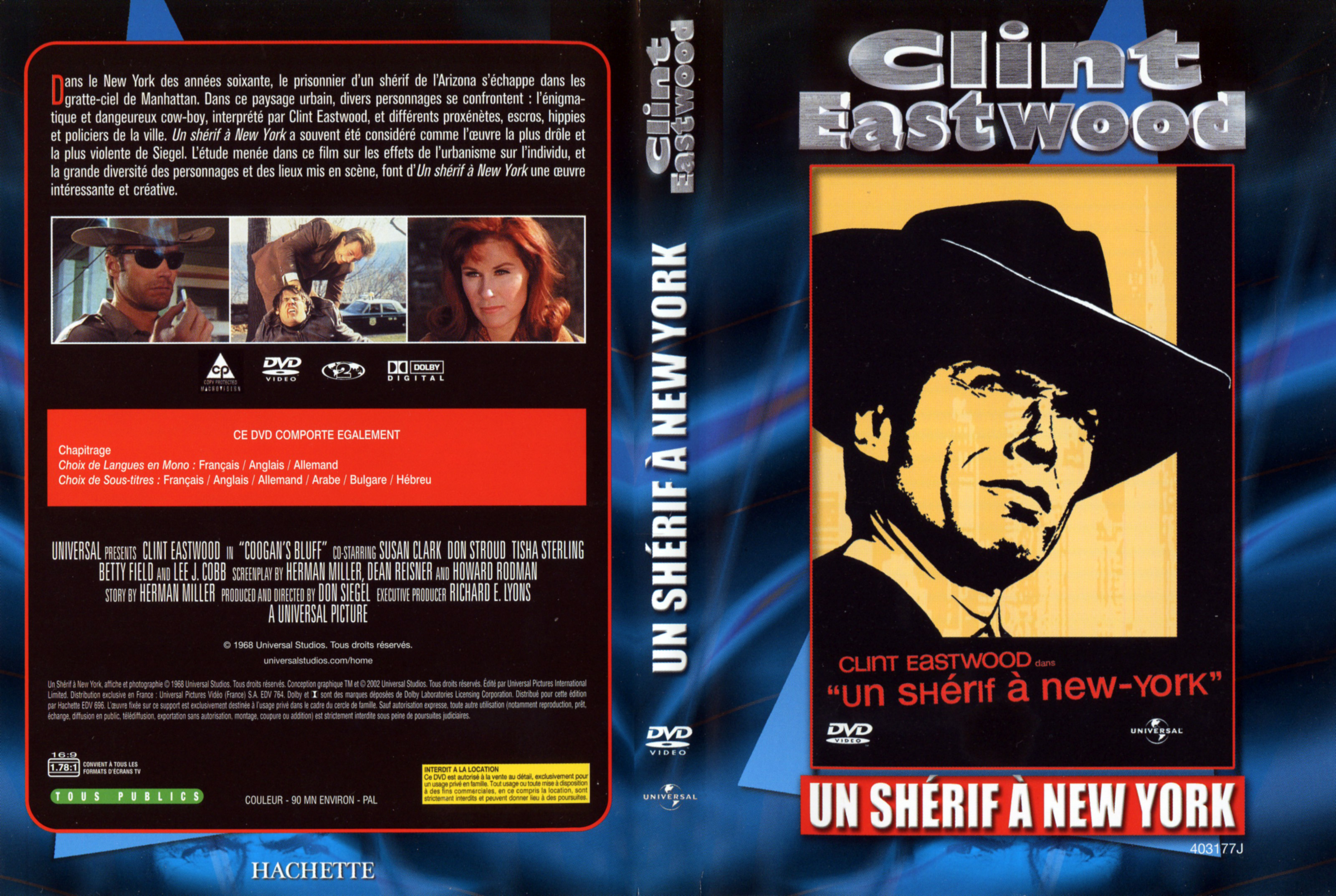 Jaquette DVD Un sherif  New-York v2
