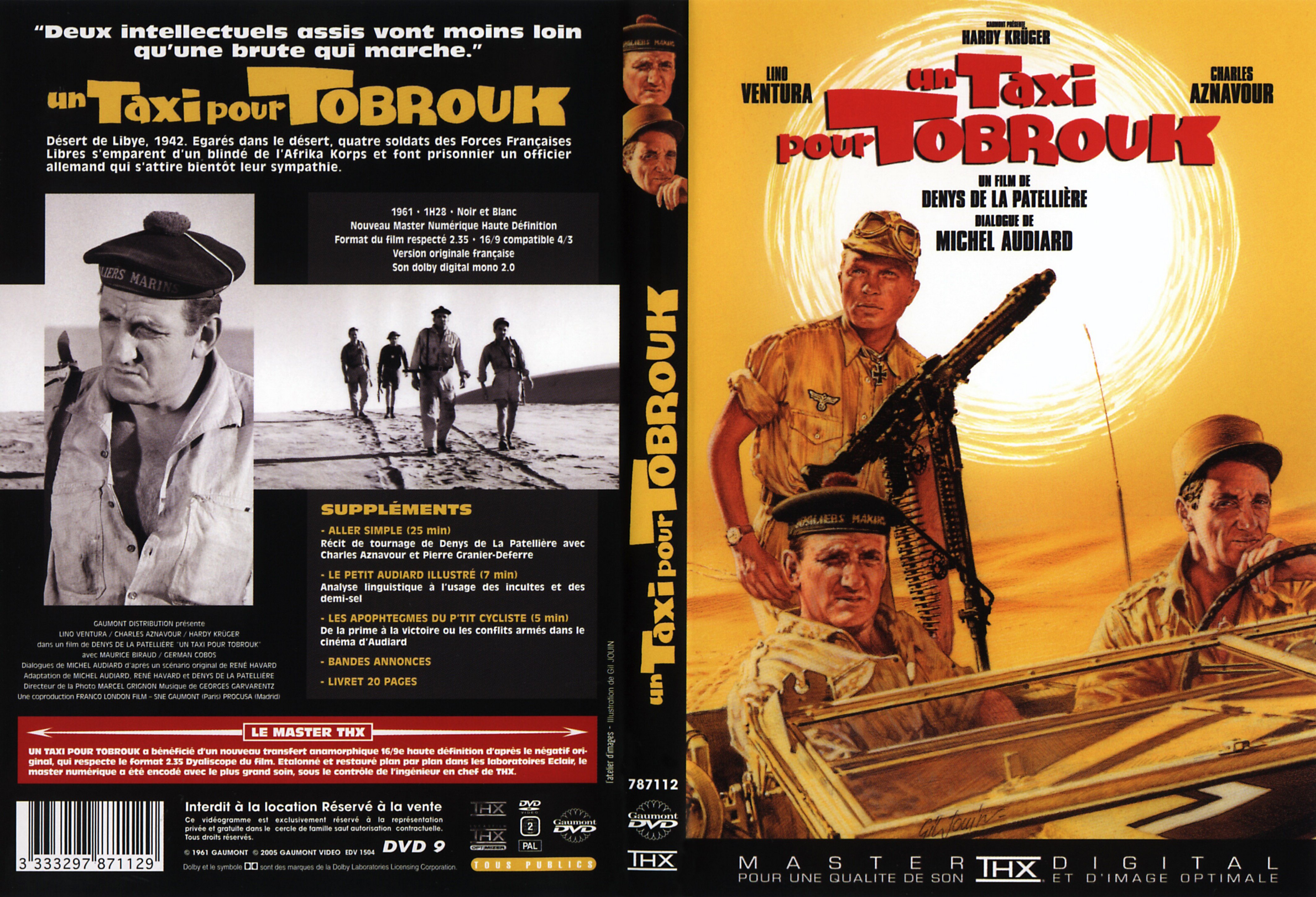 Jaquette DVD Un taxi pour Tobrouk