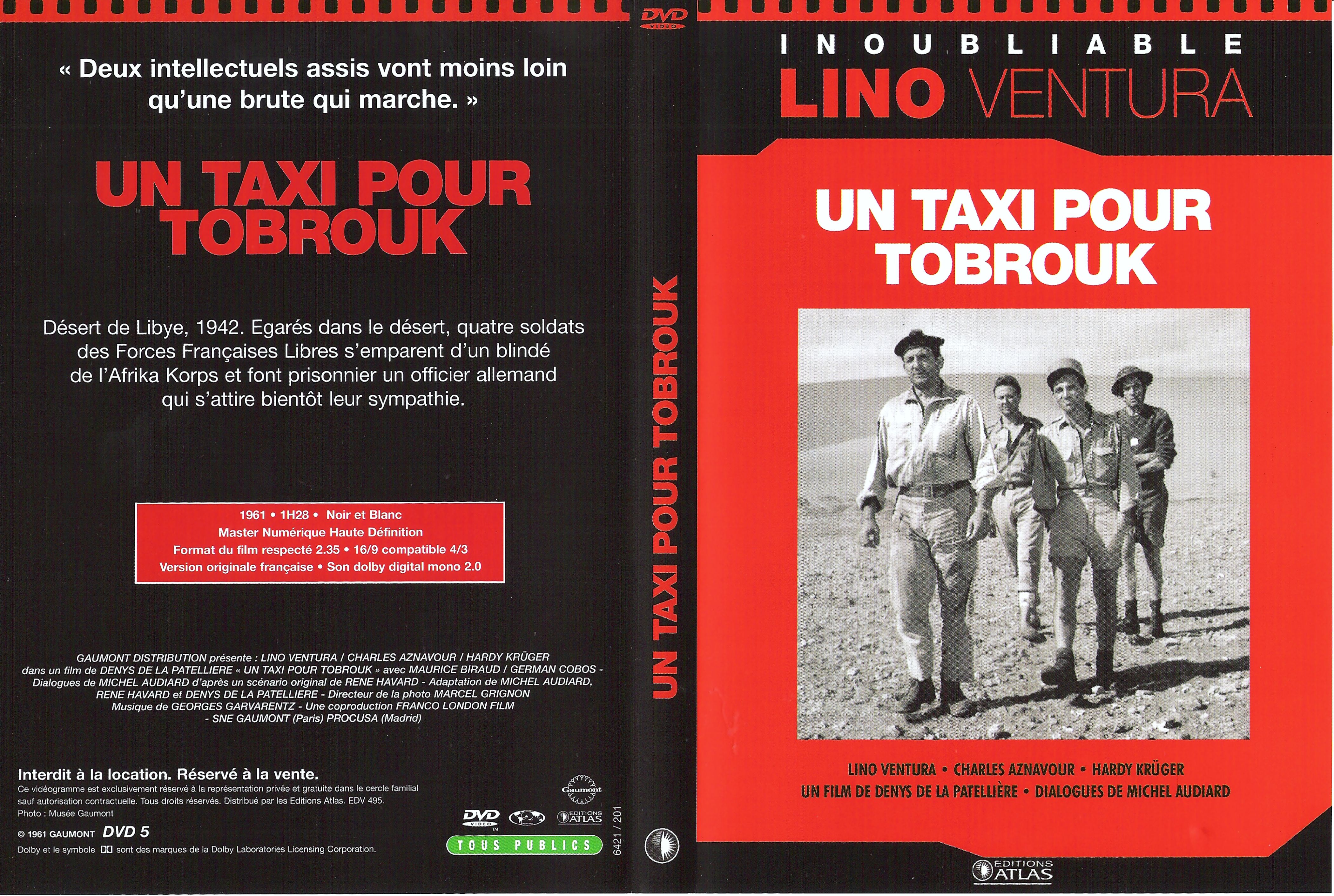 Jaquette DVD Un taxi pour Tobrouk v2