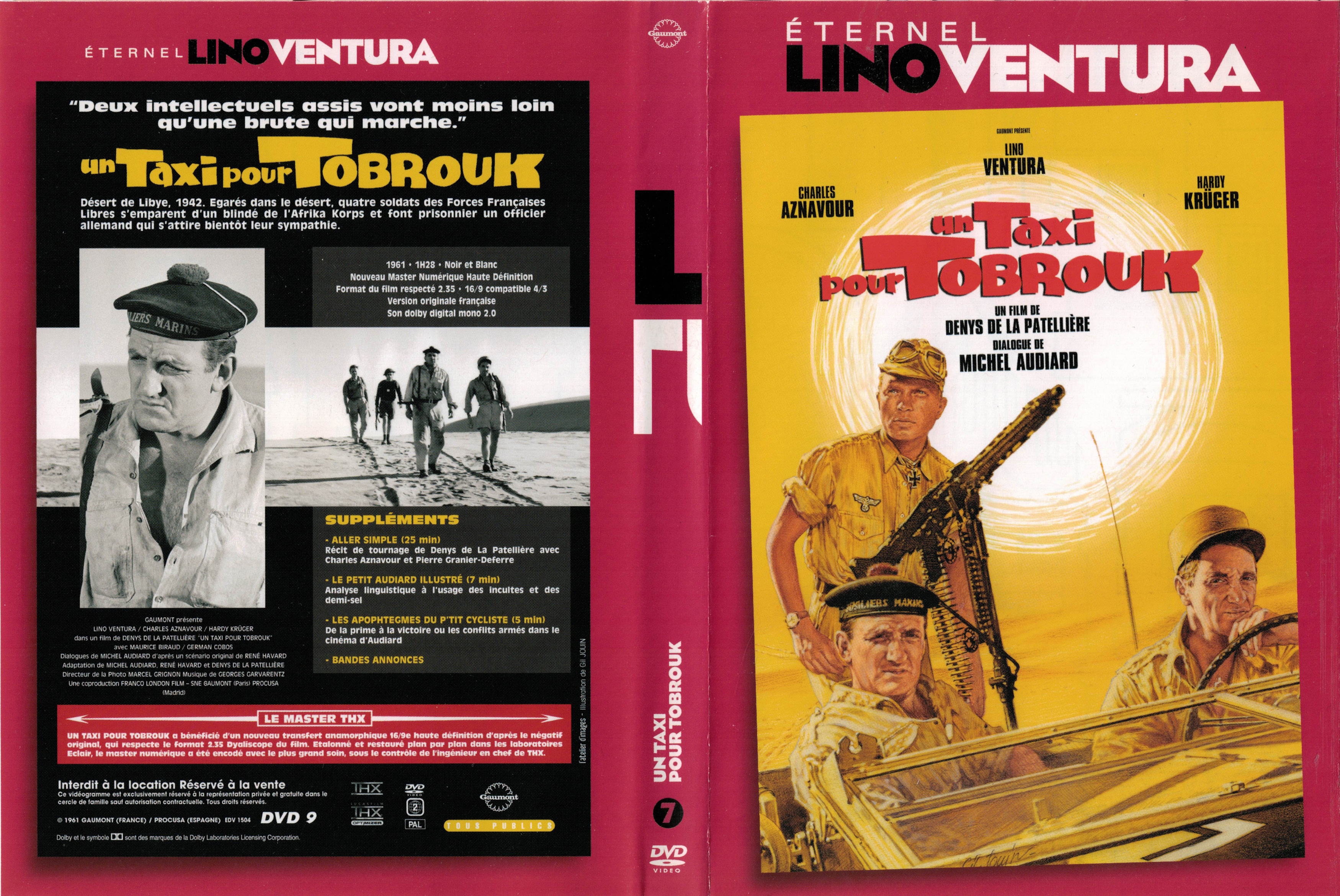 Jaquette DVD Un taxi pour Tobrouk v3