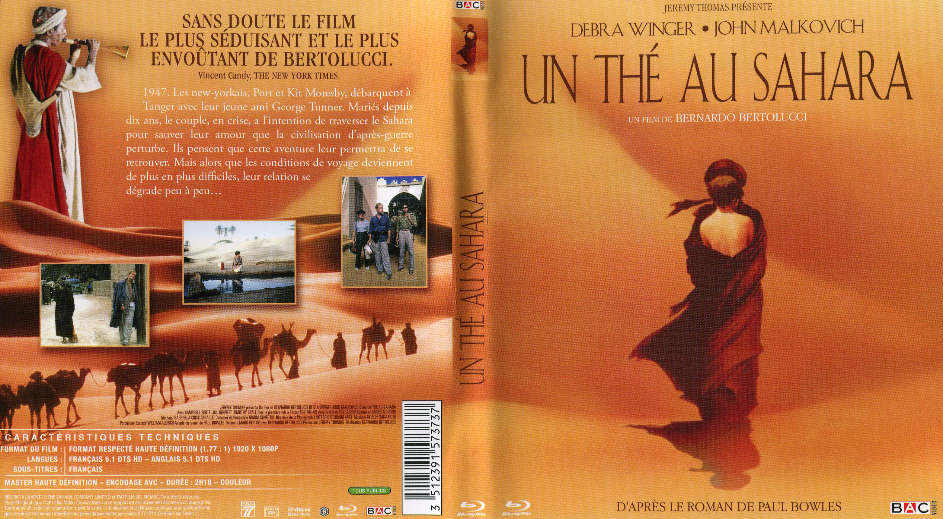 Jaquette DVD Un th au Sahara (BLU-RAY)