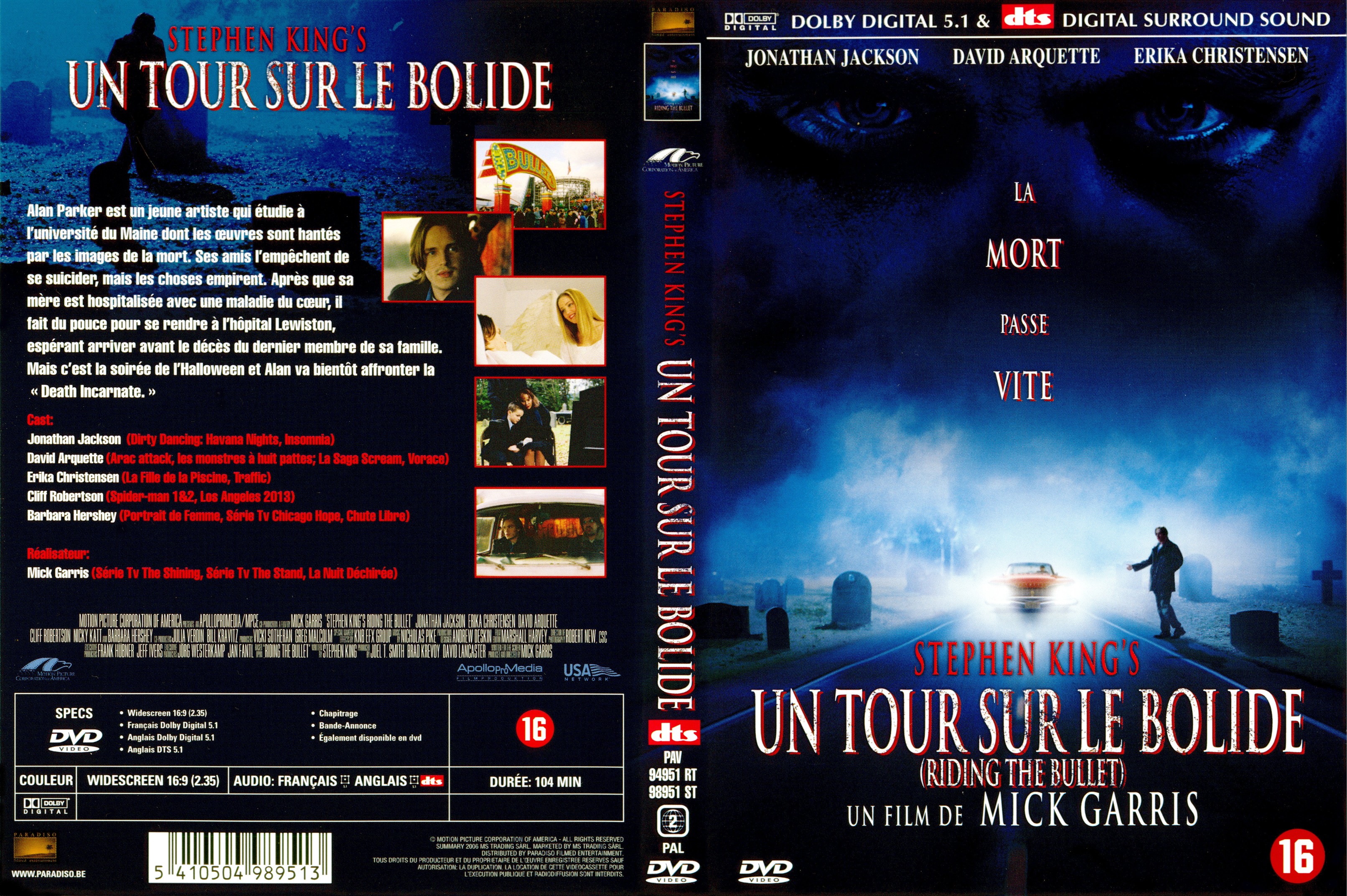 Jaquette DVD Un tour sur le bolide