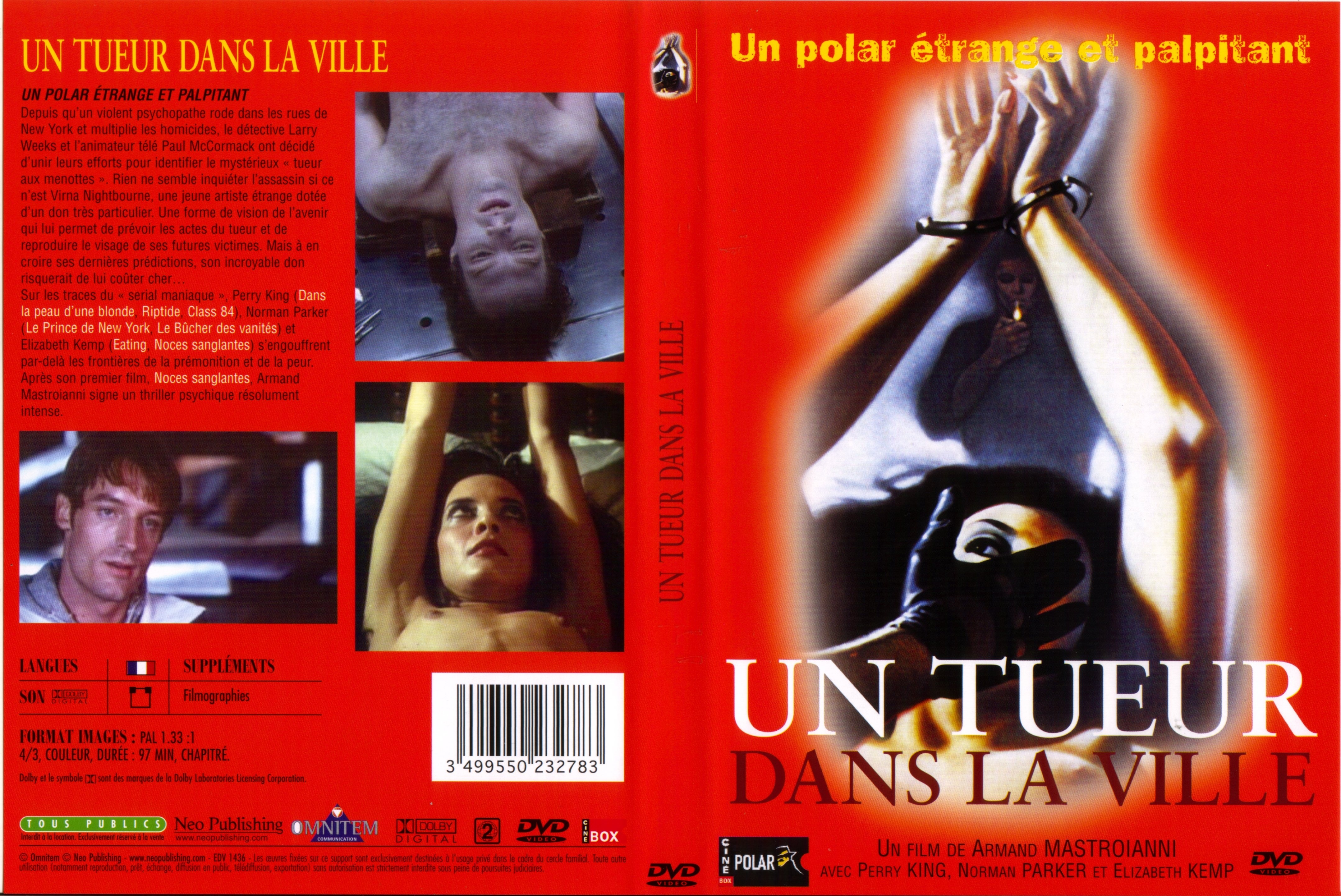 Jaquette DVD Un tueur dans la ville