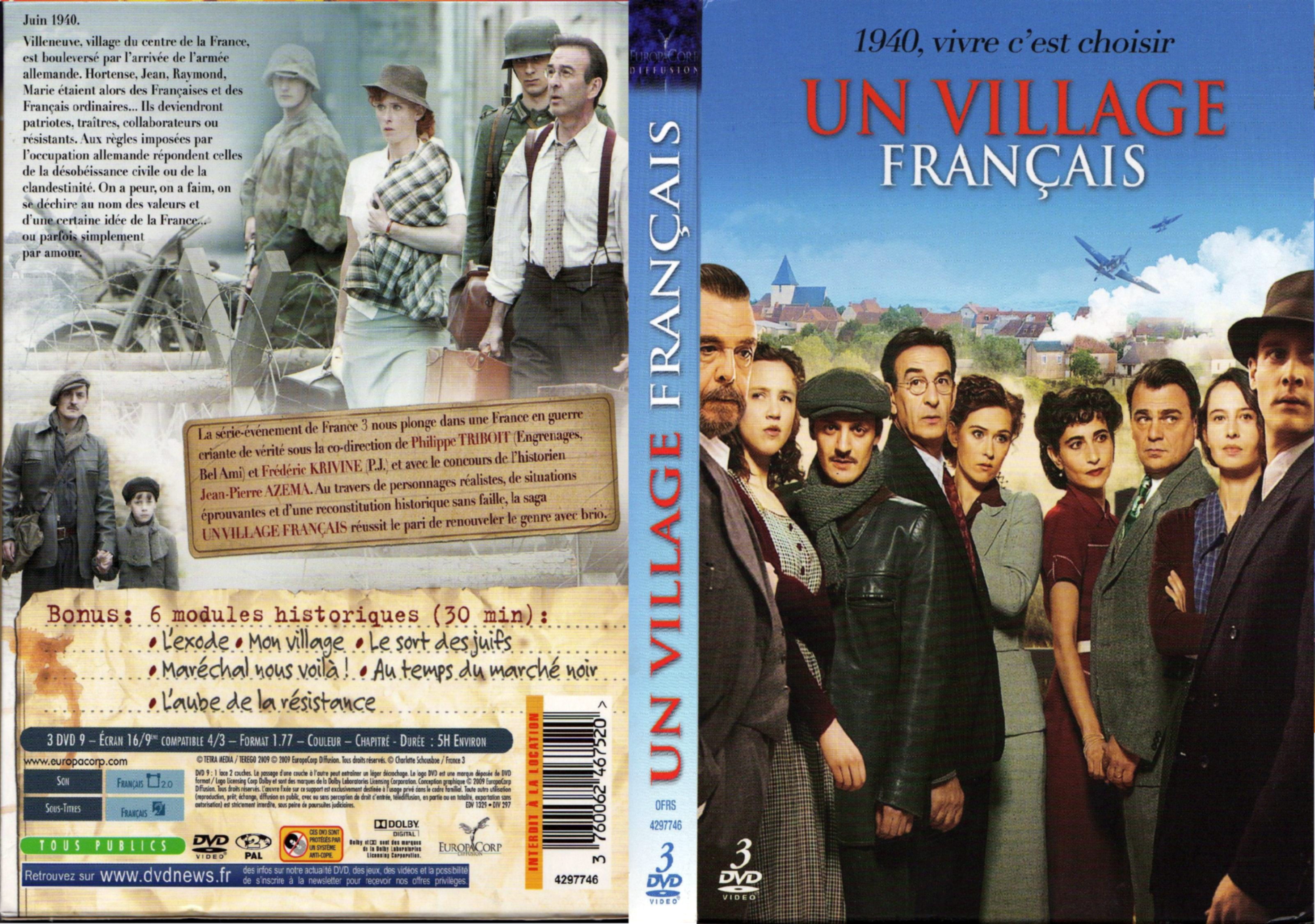 Jaquette DVD Un village francais Saison 1