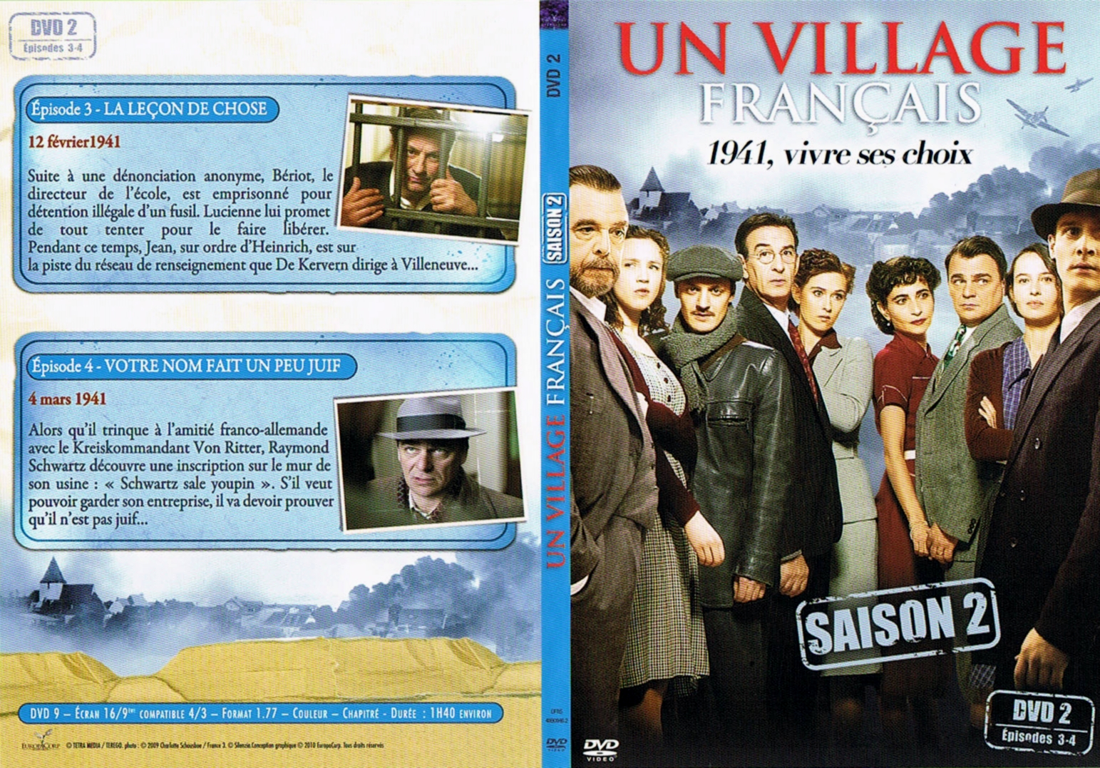 Jaquette DVD Un village francais Saison 2 DVD 2