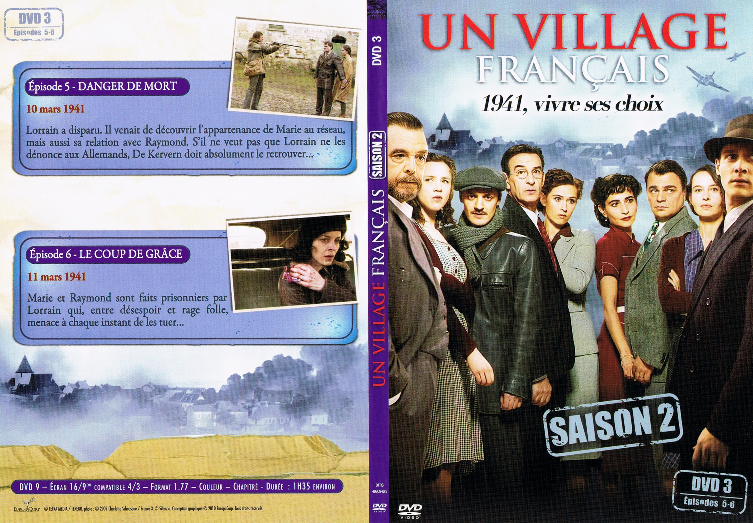 Jaquette DVD Un village francais Saison 2 DVD 3
