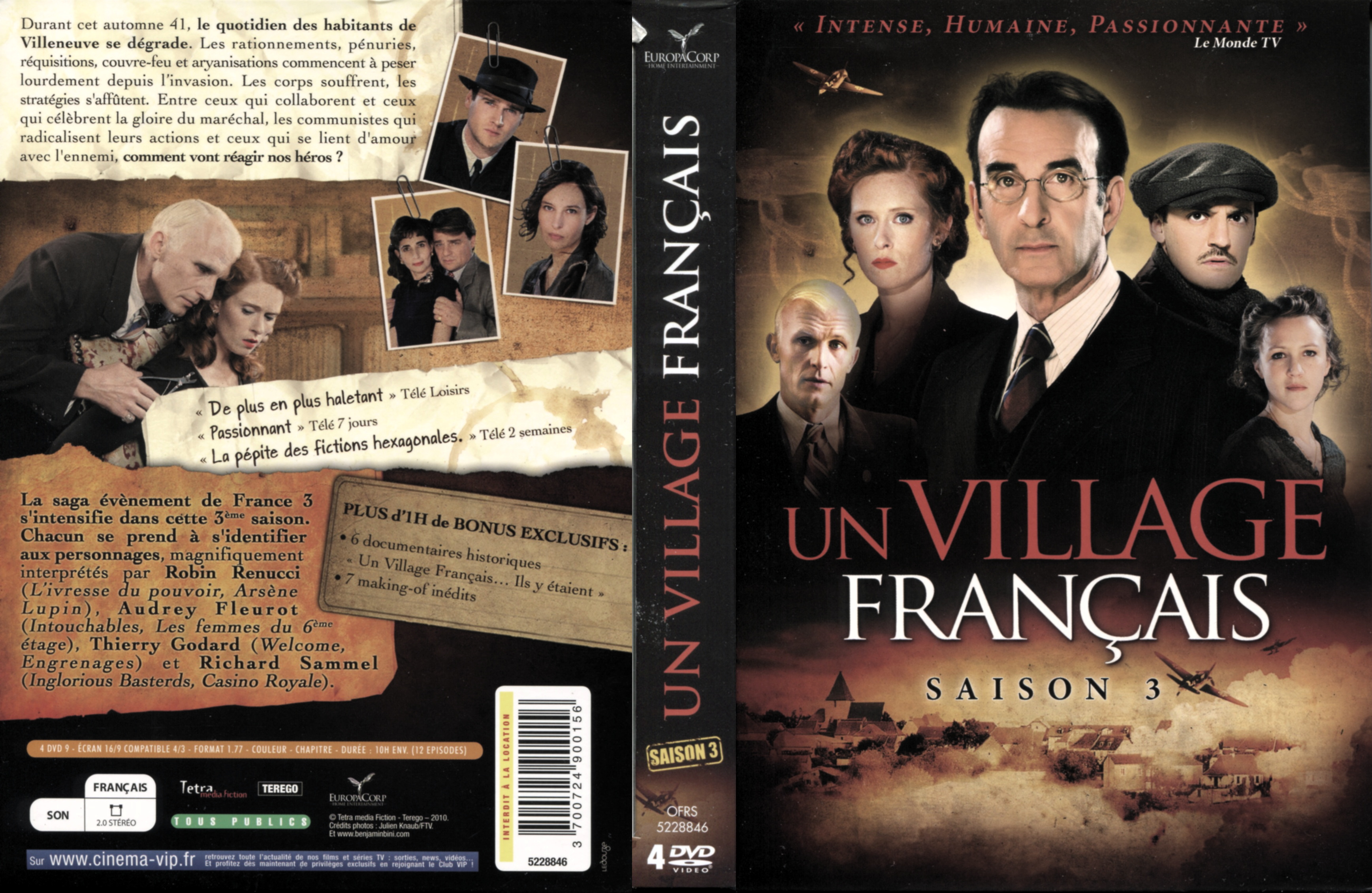 Jaquette DVD Un village francais Saison 3