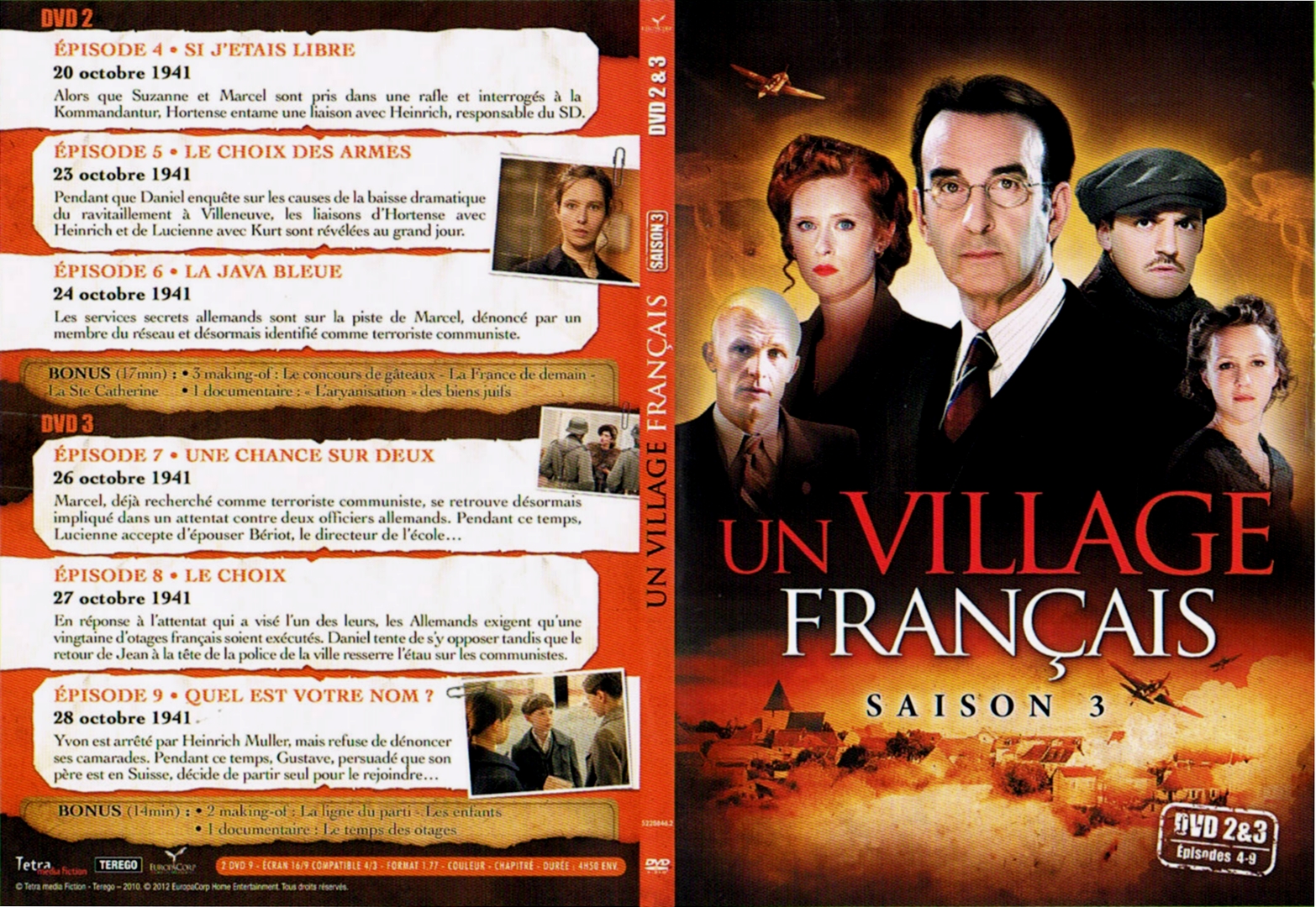 Jaquette DVD Un village francais Saison 3 DVD 2