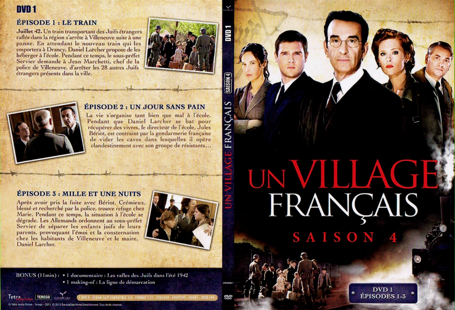Jaquette DVD Un village francais Saison 4 DVD 1
