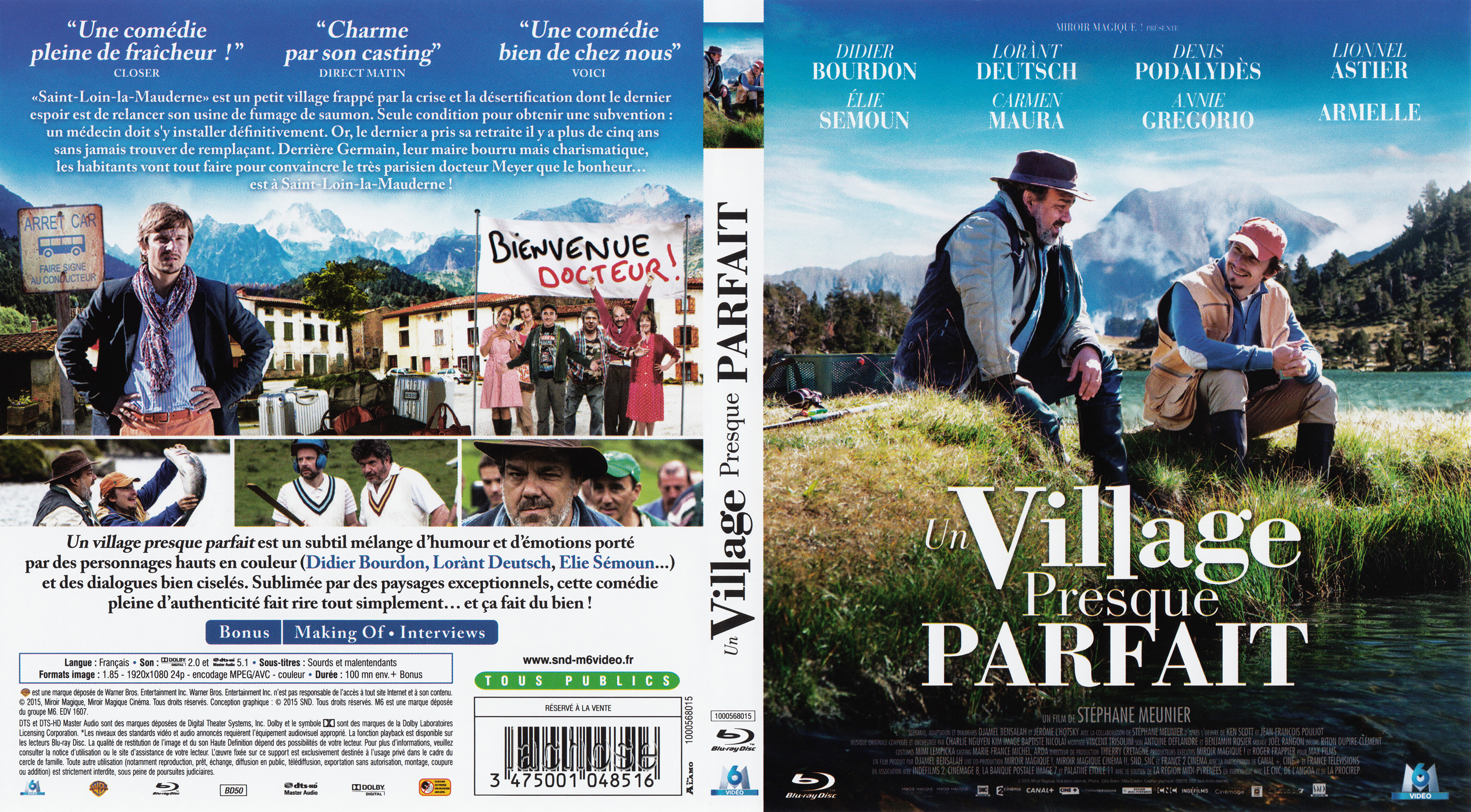 Jaquette DVD Un village presque parfait (BLU-RAY)