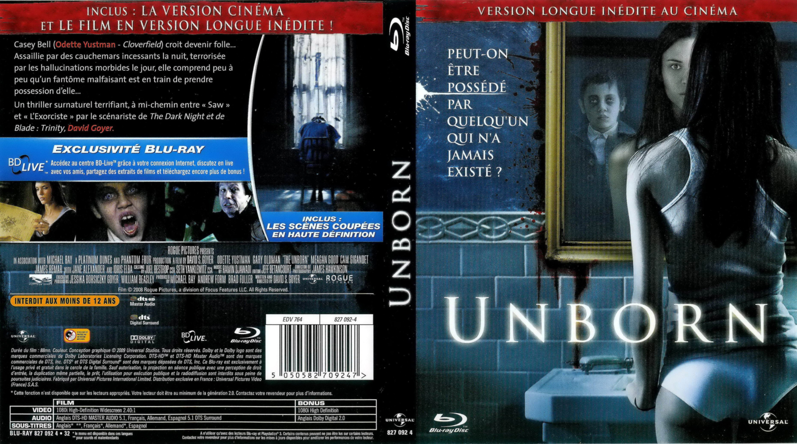 Jaquette DVD Unborn (BLU-RAY)