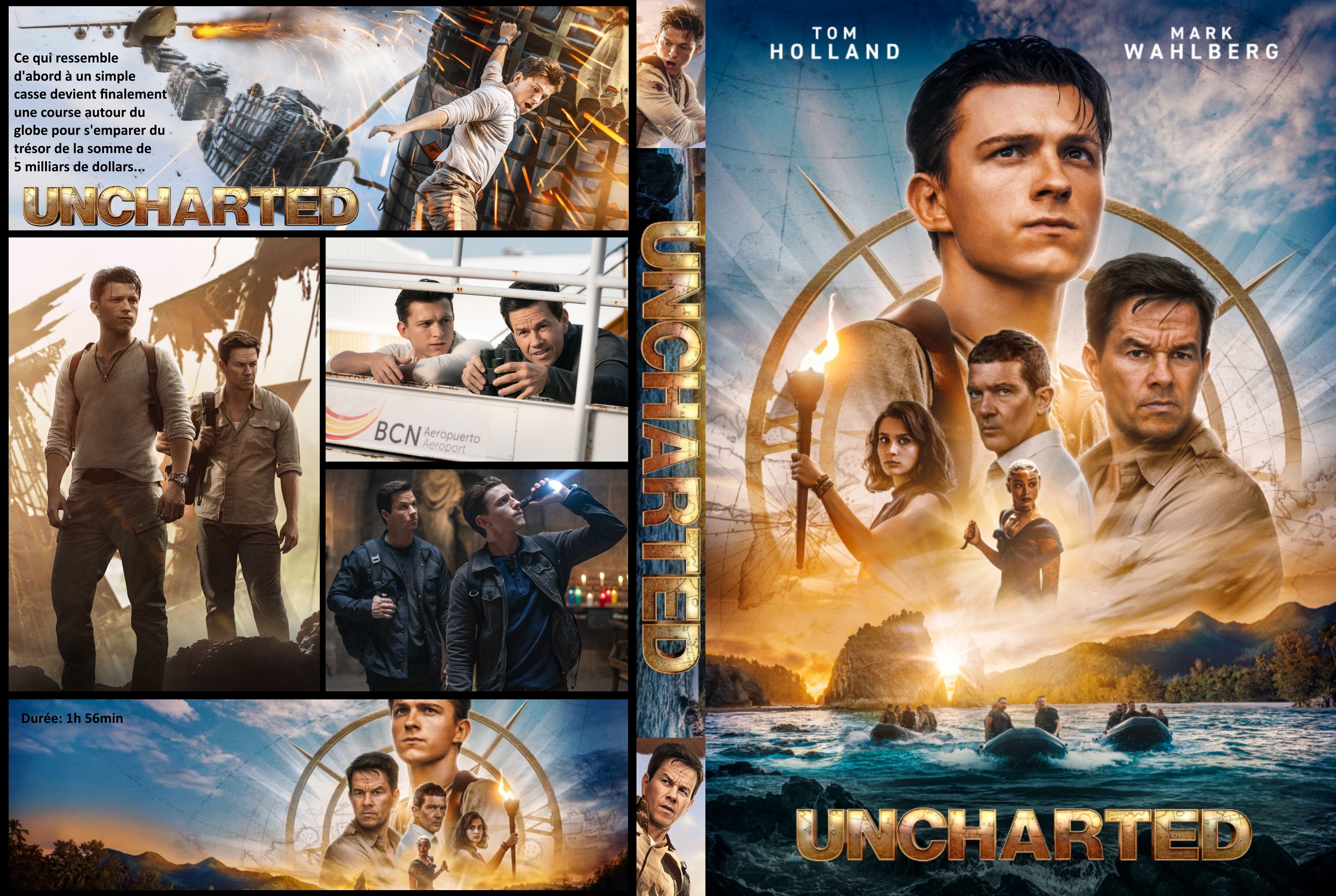 Jaquette DVD Uncharted custom