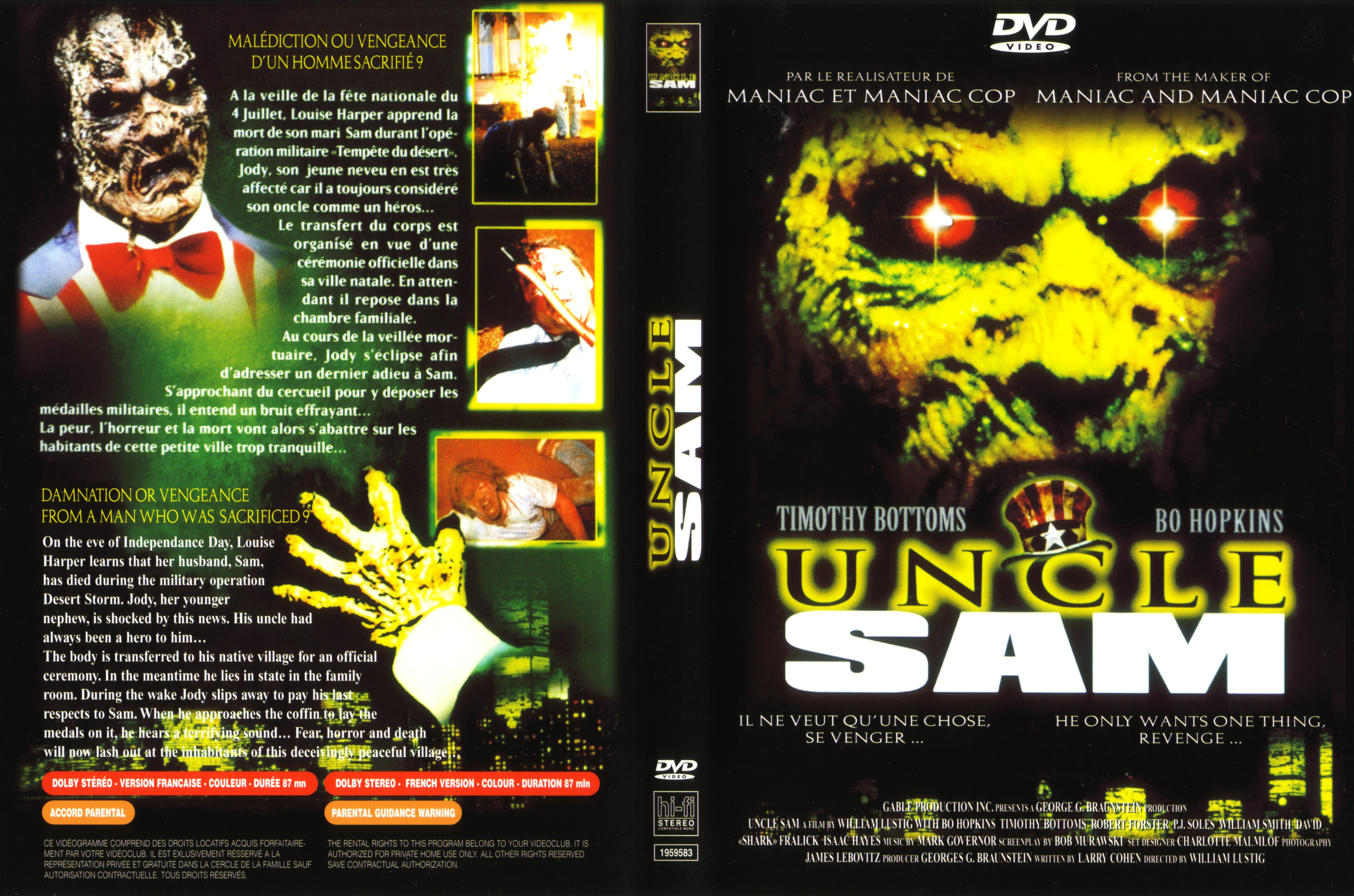 Jaquette DVD Uncle sam v2