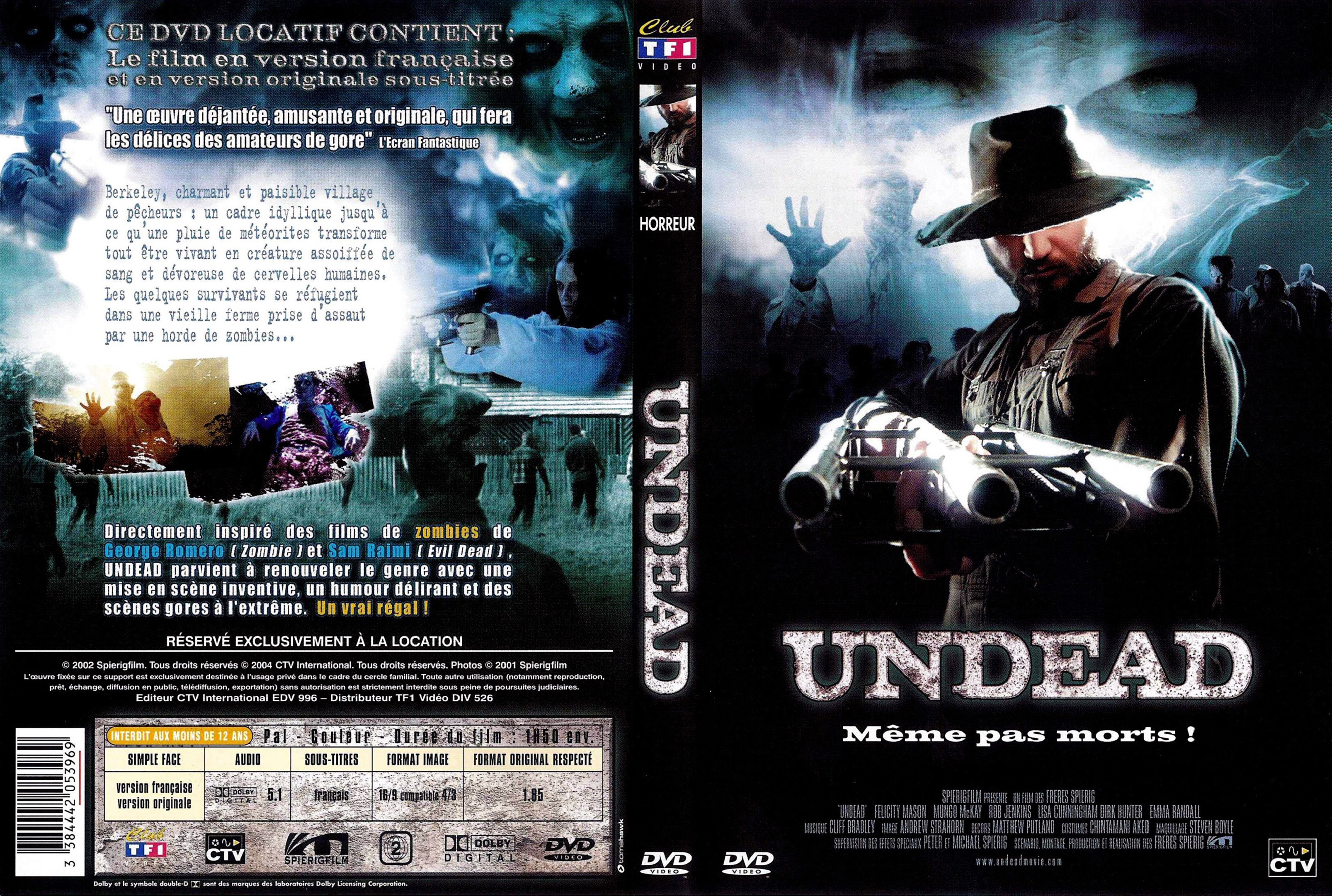 Jaquette DVD Undead