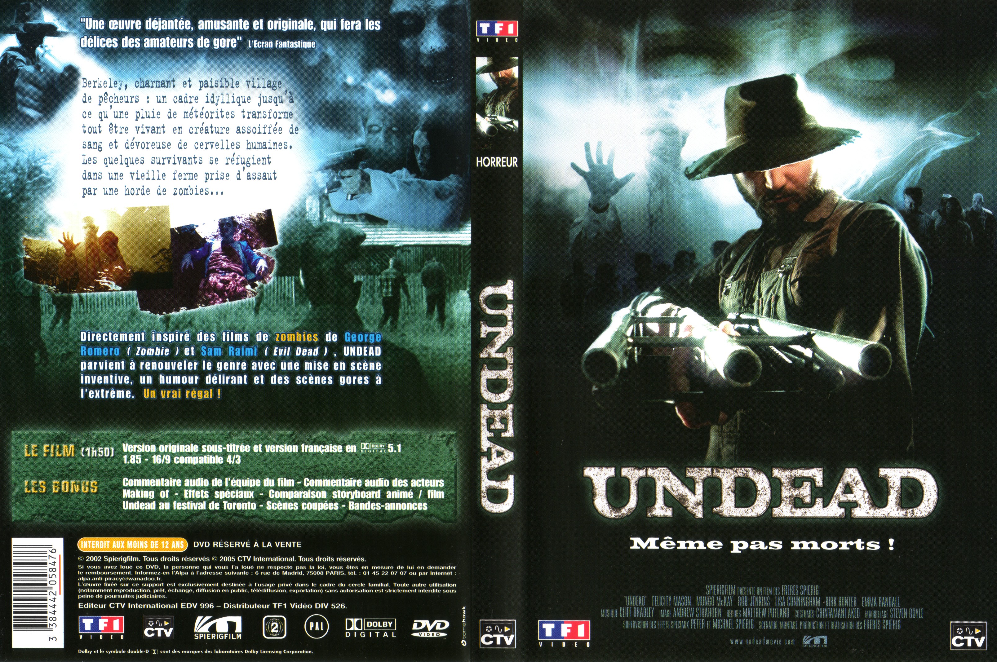 Jaquette DVD Undead v3