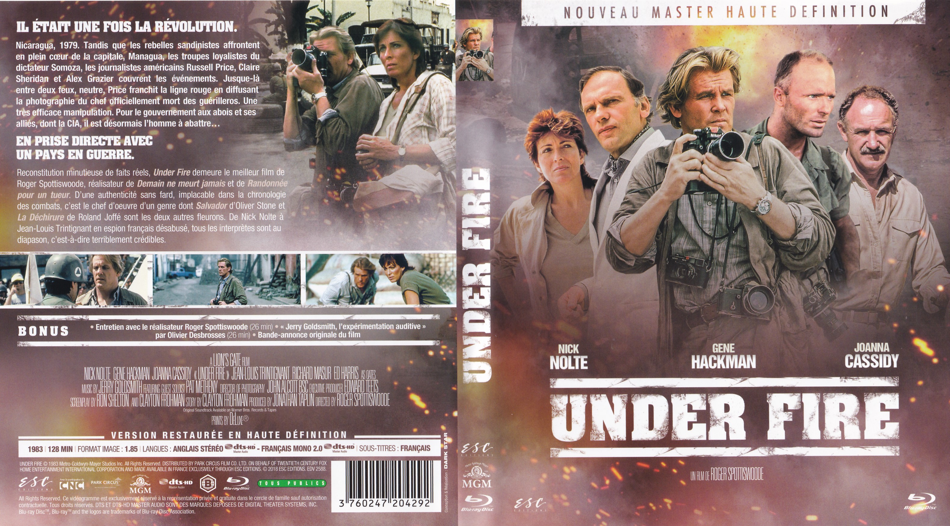 Jaquette DVD Under fire (BLU-RAY)