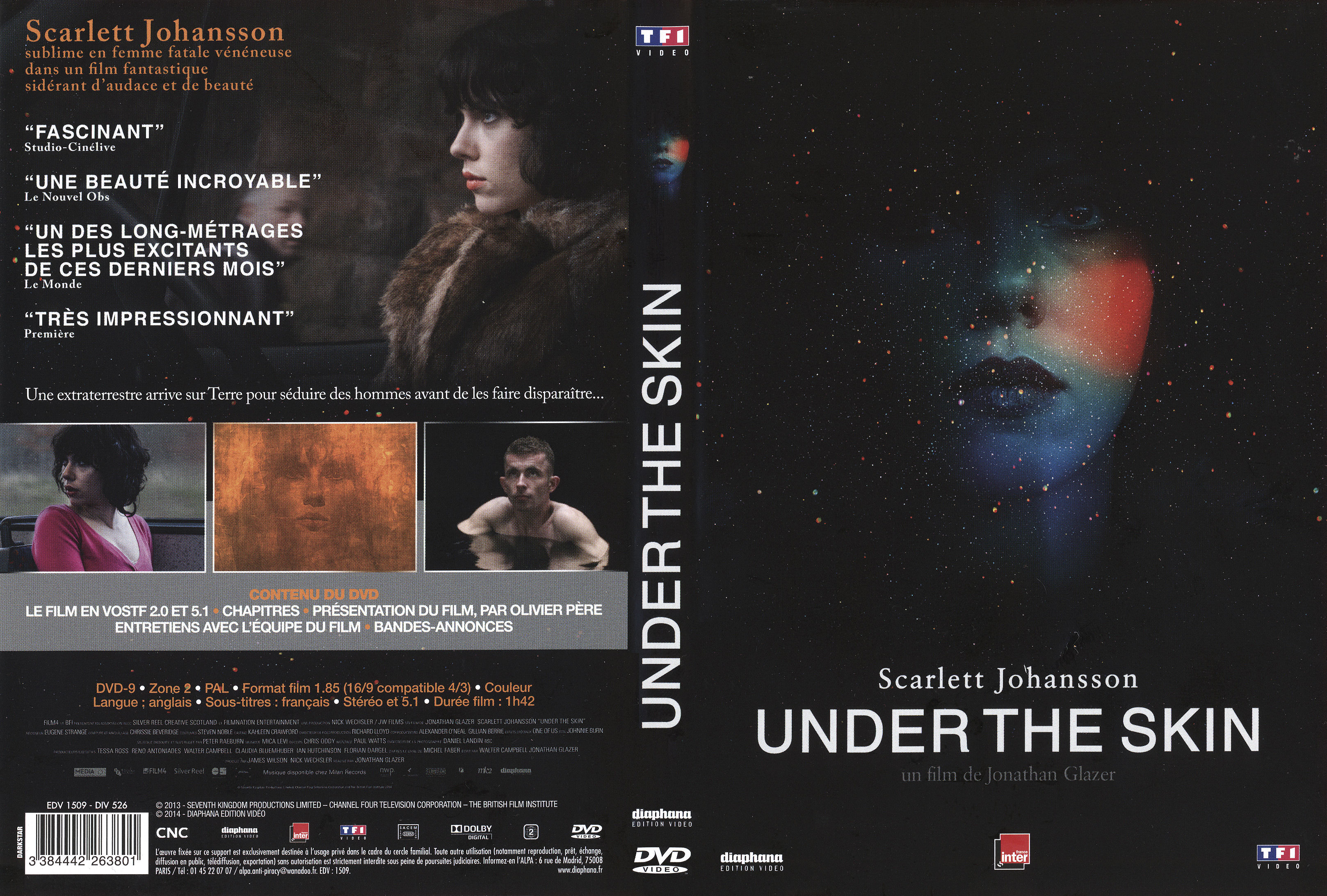 Jaquette DVD Under the skin