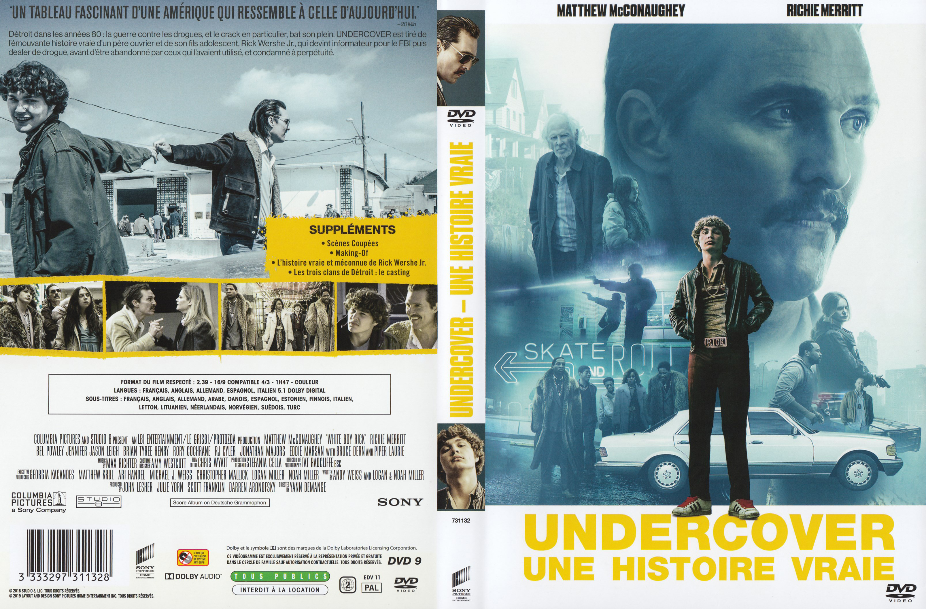 Jaquette DVD Undercover une histoire vraie