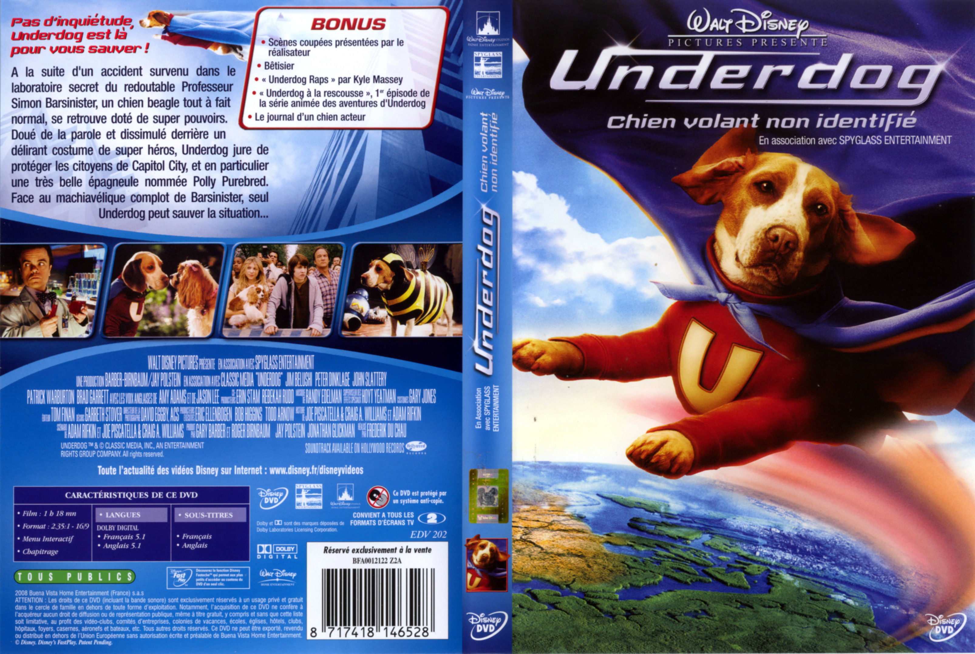 Jaquette DVD Underdog
