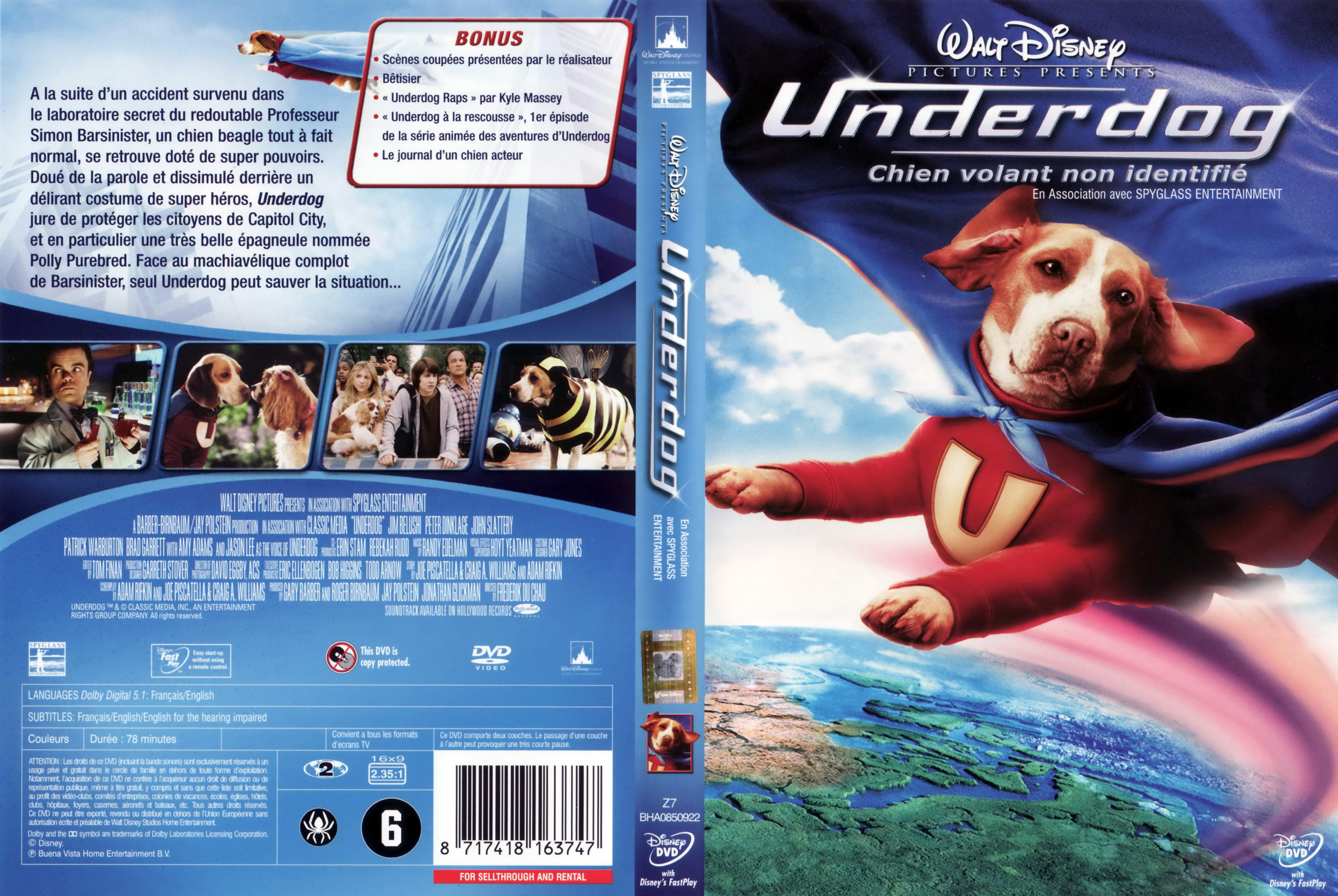 Jaquette DVD Underdog v2