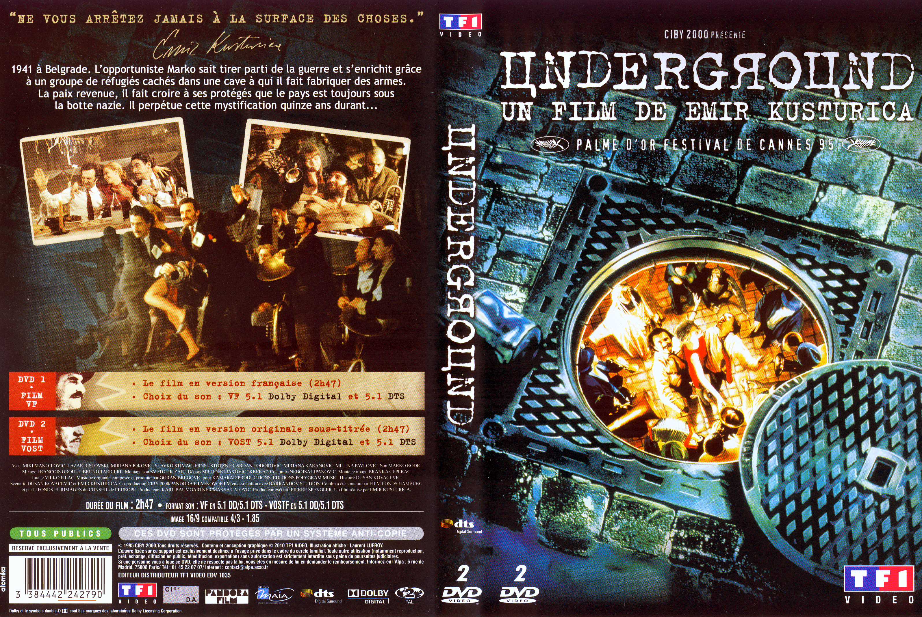 Jaquette DVD Underground v4