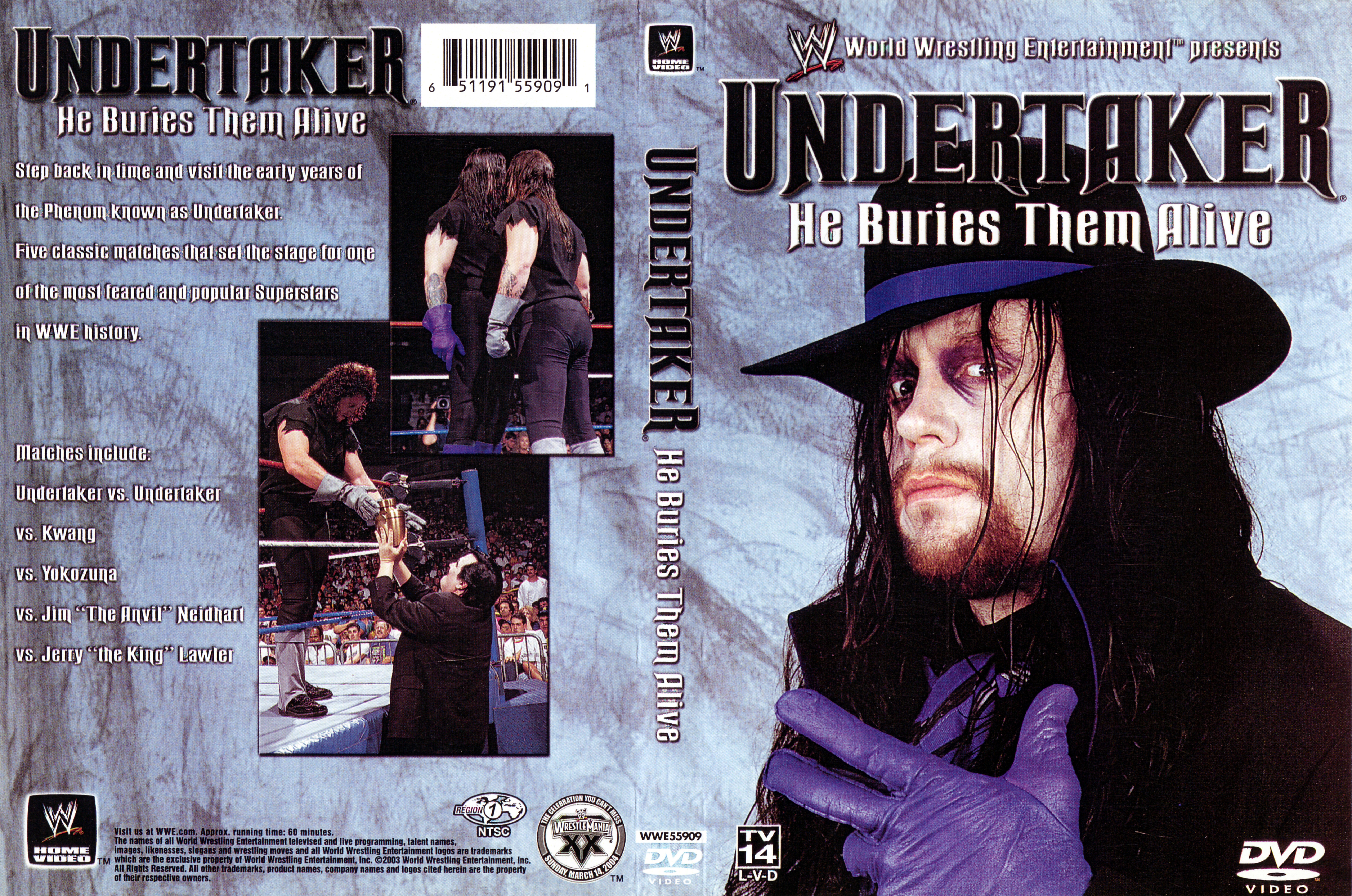 Jaquette DVD Undertaker He buries them alive