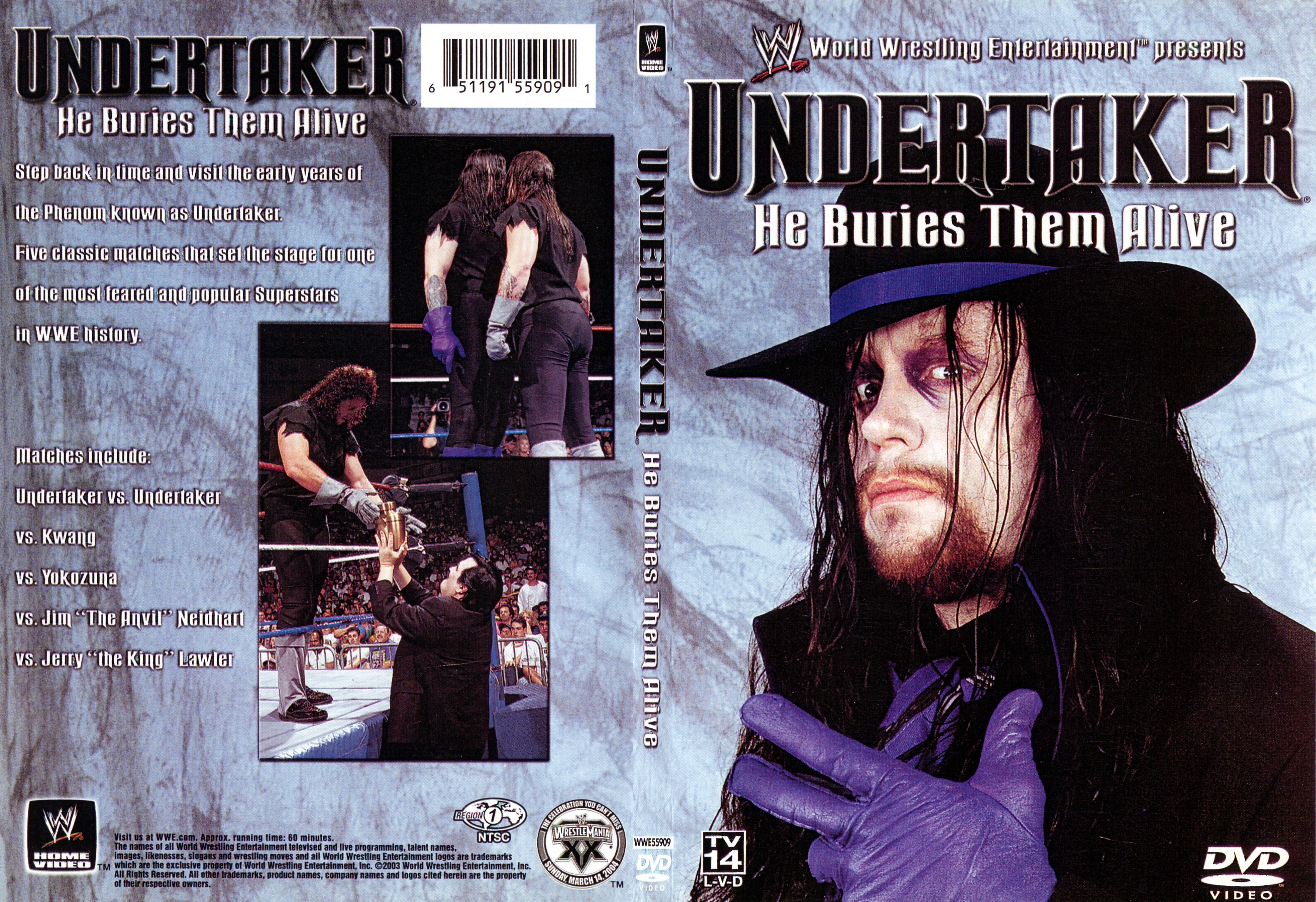 Jaquette DVD Undertaker He buries them alive - SLIM