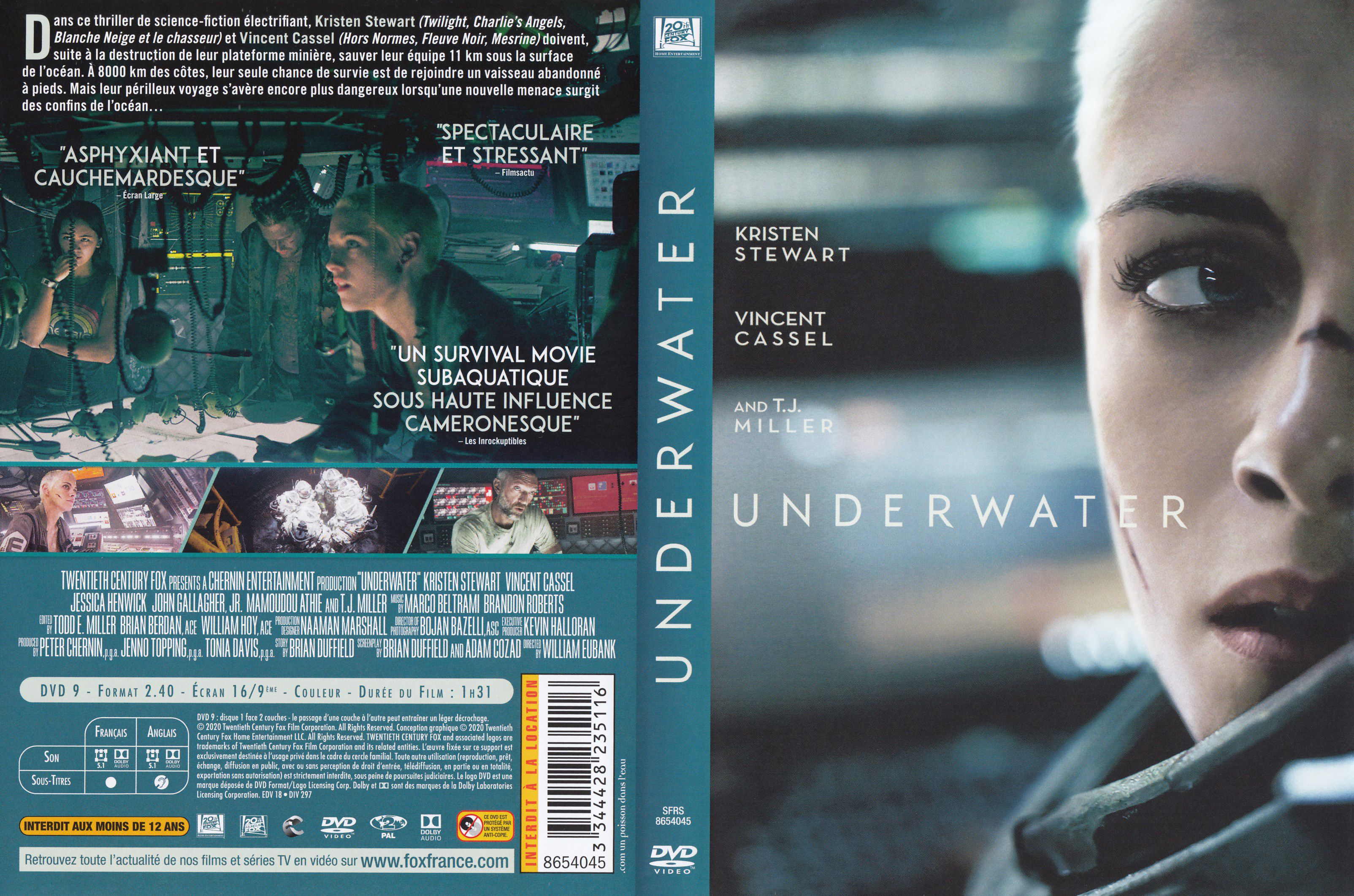 Jaquette DVD Underwater