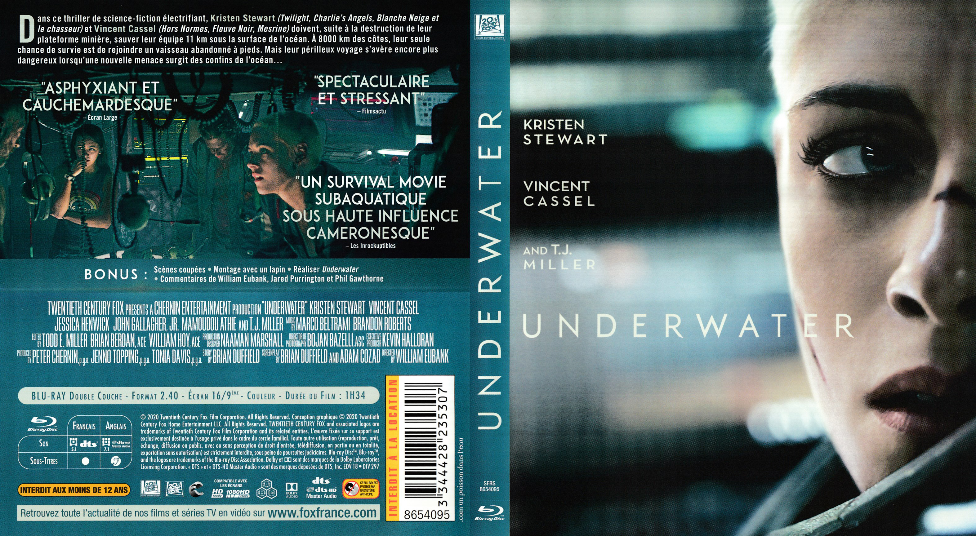 Jaquette DVD Underwater (BLU-RAY)