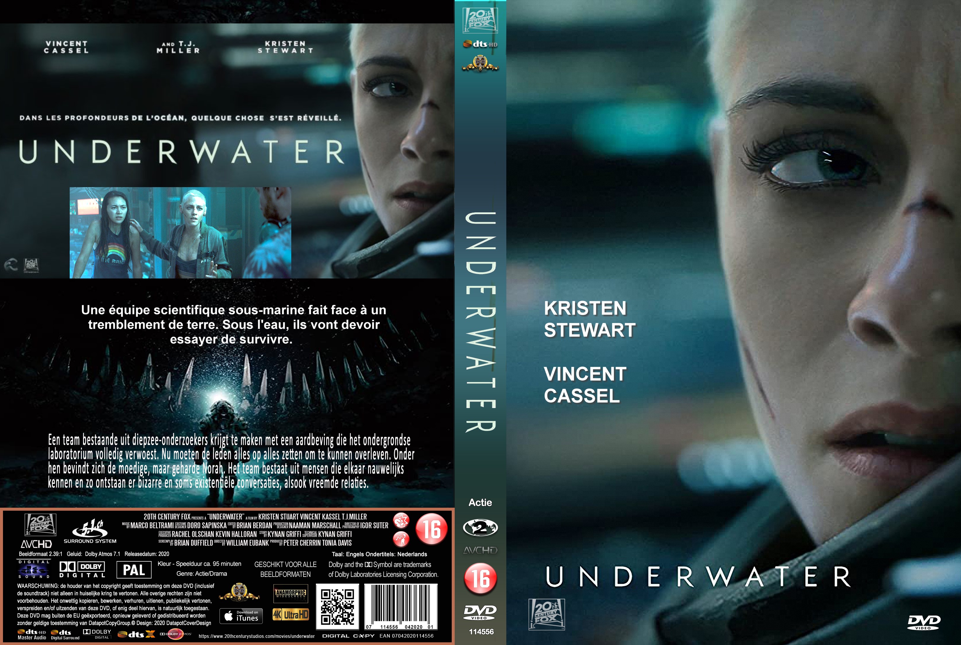 Jaquette DVD Underwater custom