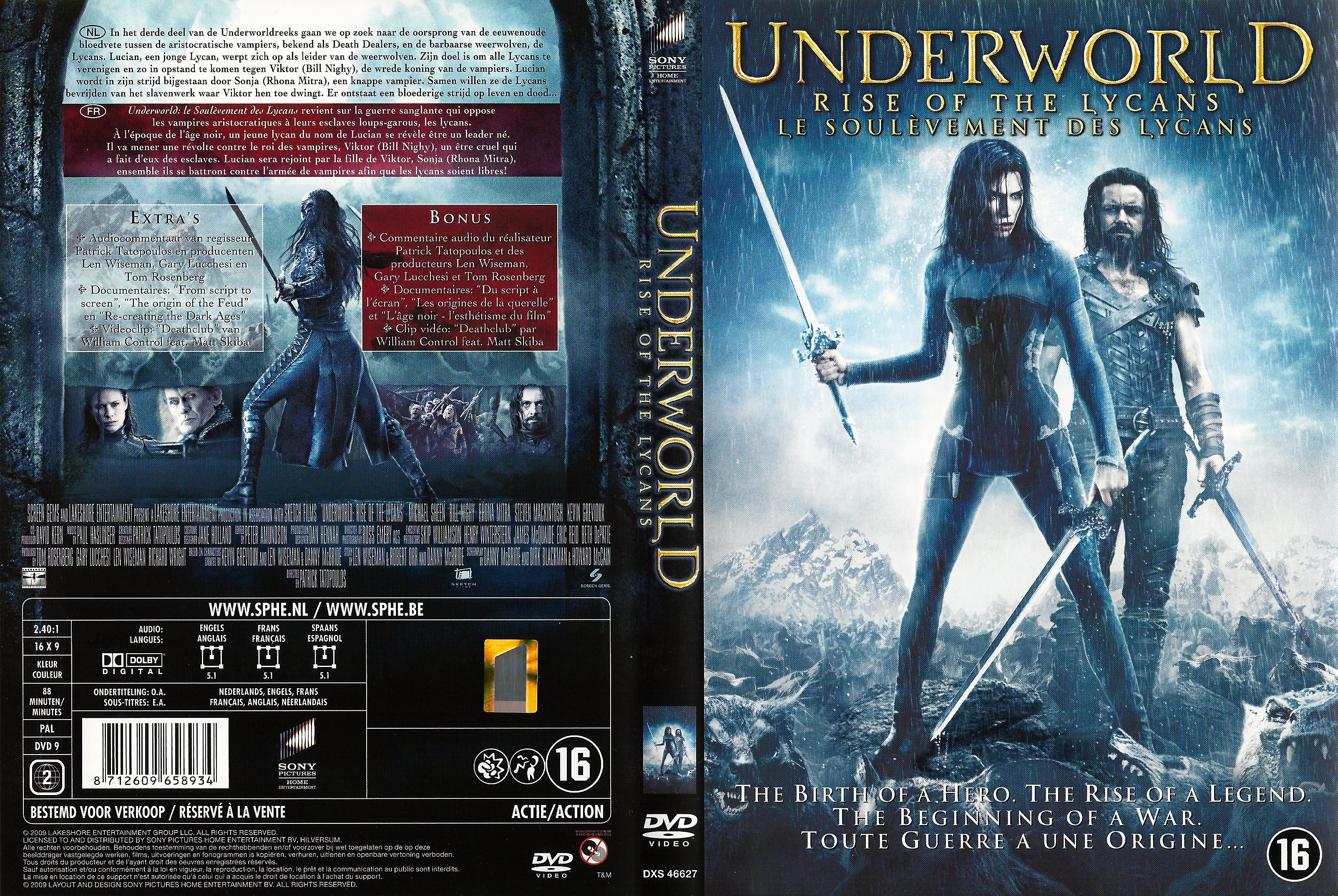 Jaquette DVD Underworld 3 v2