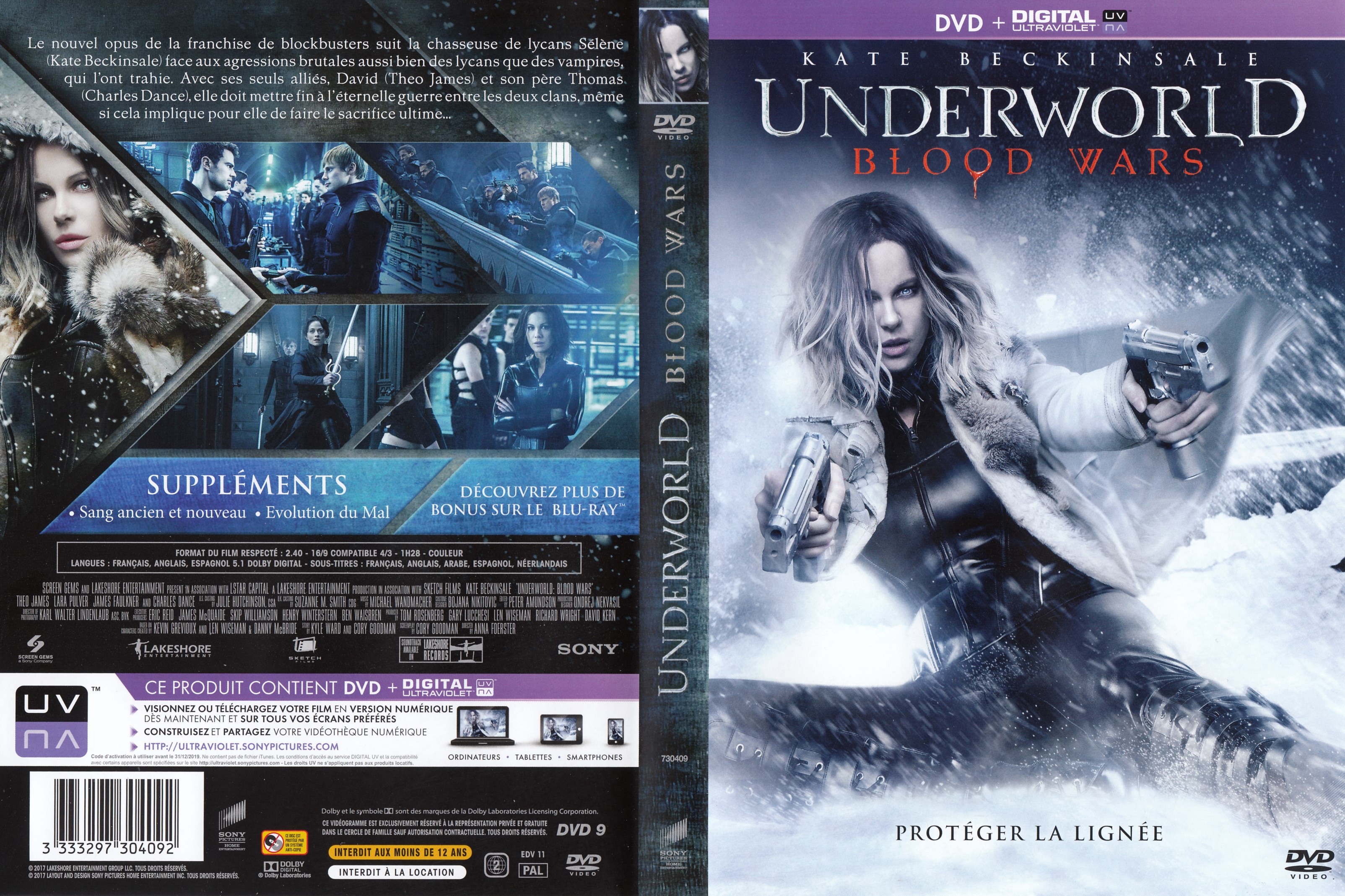 Jaquette DVD Underworld Blood Wars