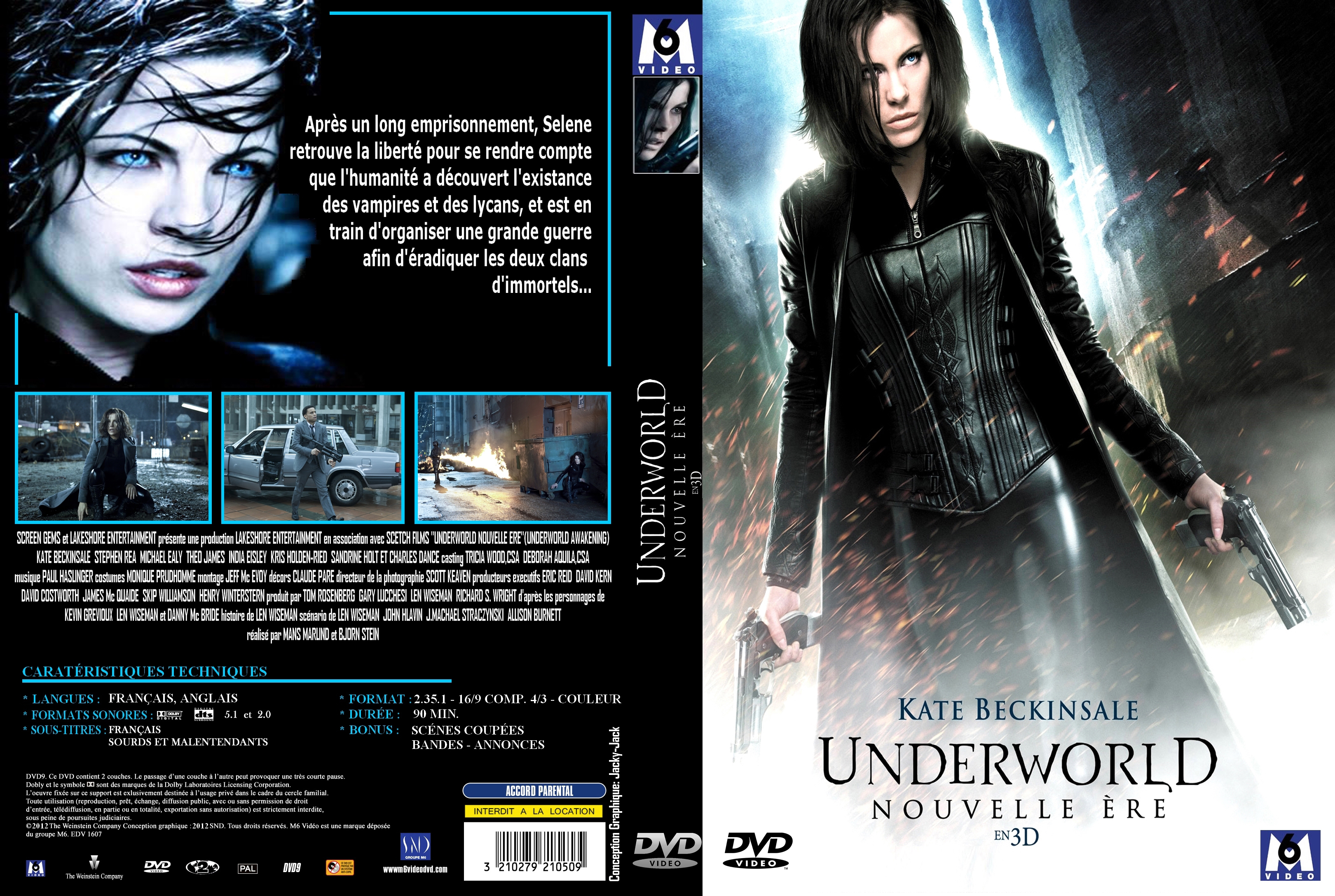 Jaquette DVD Underworld Nouvelle re custom