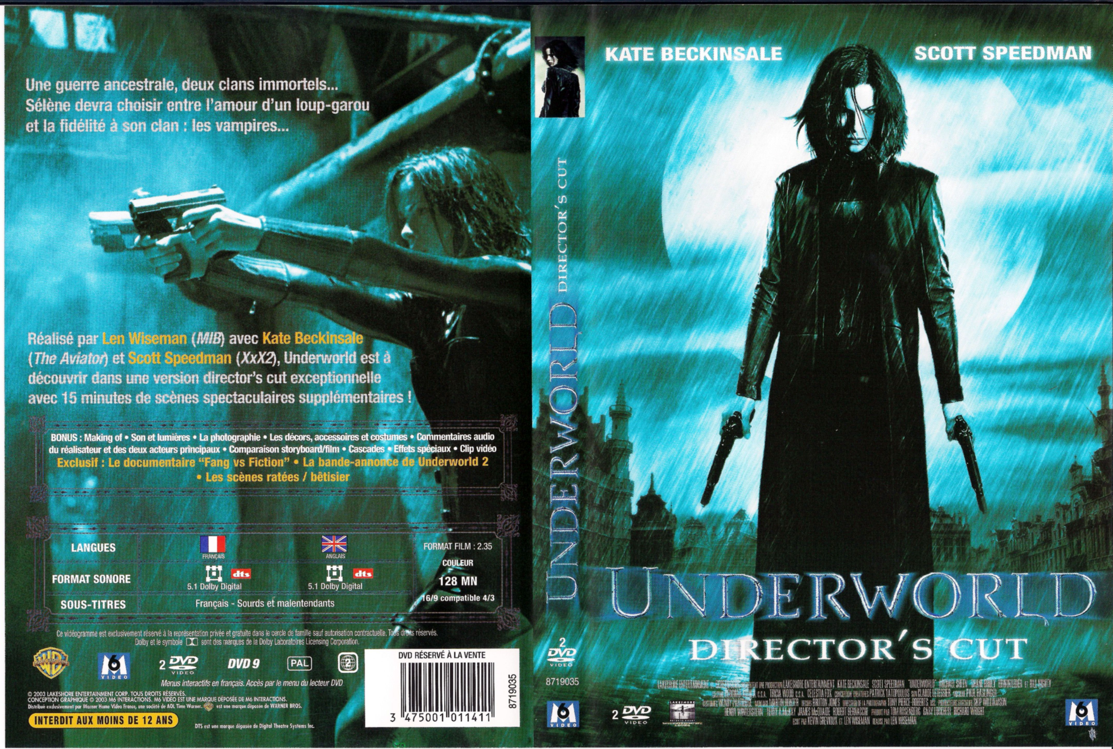 Jaquette DVD Underworld v5